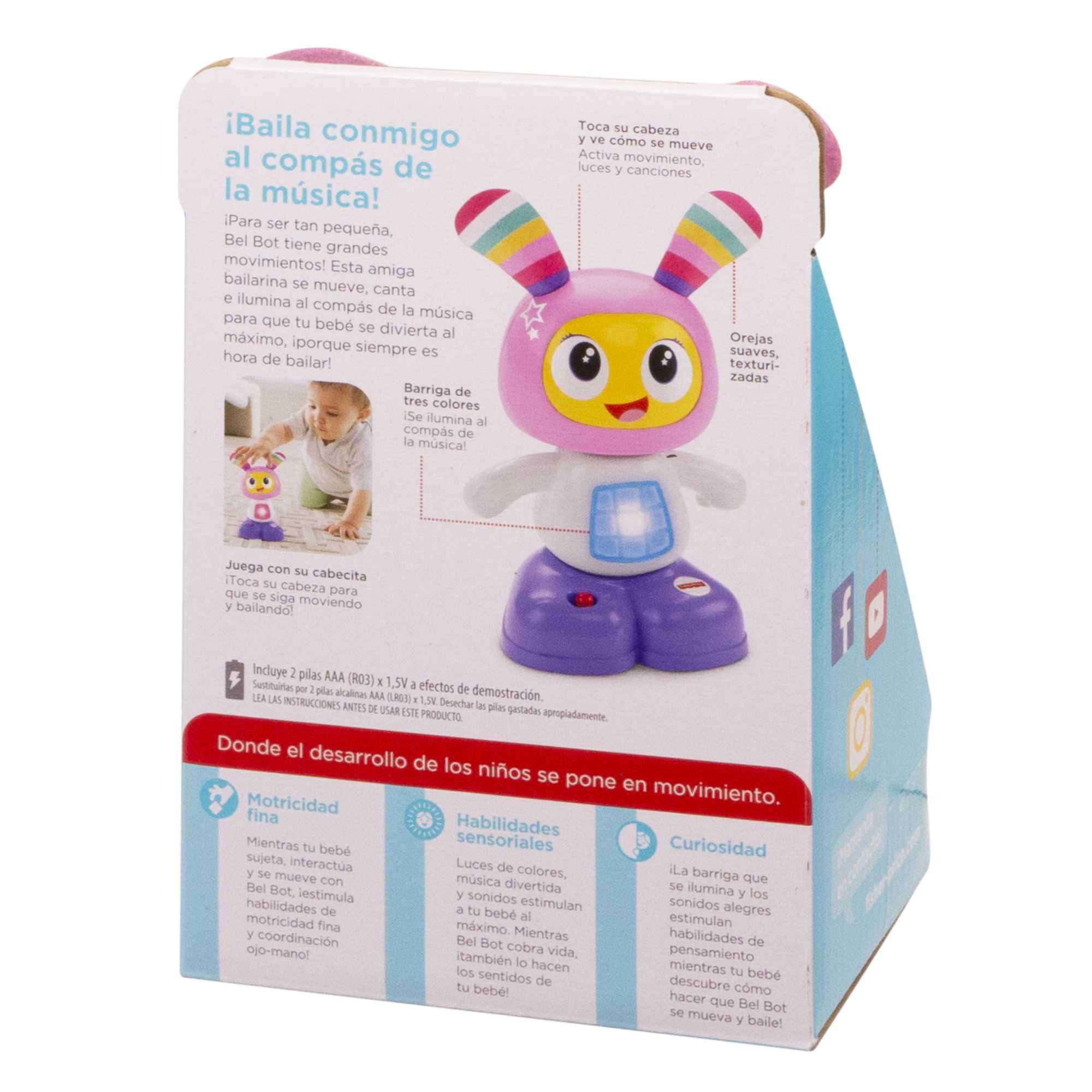 Fisher-Price Juguete para Bebés Mini Bel Bot - Image 3