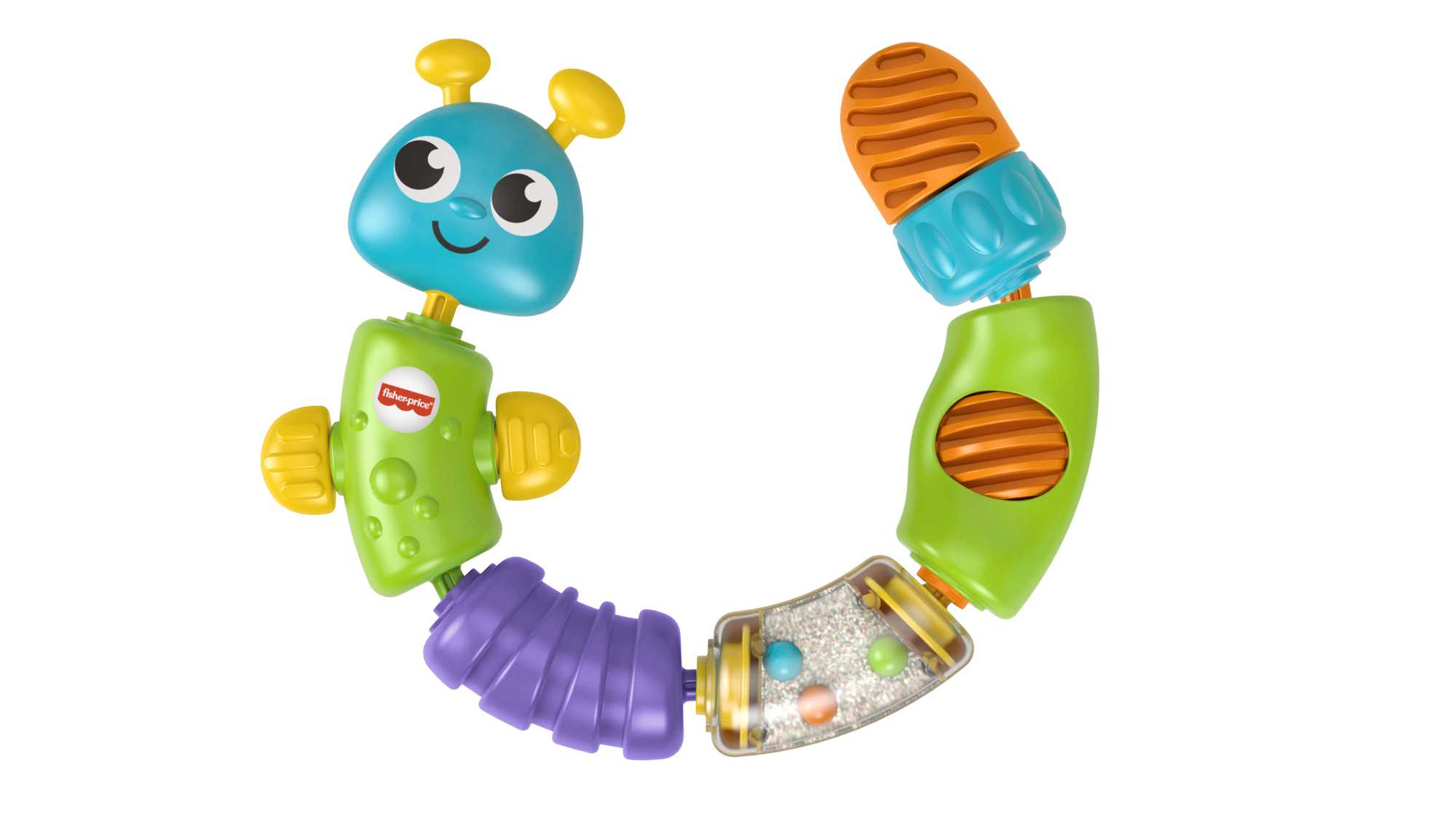 Fisher-Price Juguete para Bebés Oruga Cadena de Colores - Image 3
