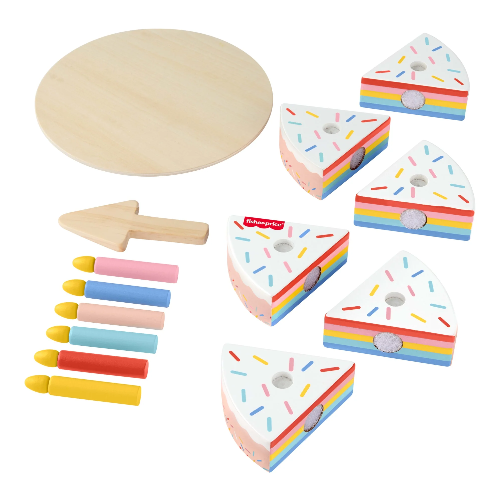 Fisher-Price Juguete para Bebés Pastel de Cumpleaños de Madera - Image 5