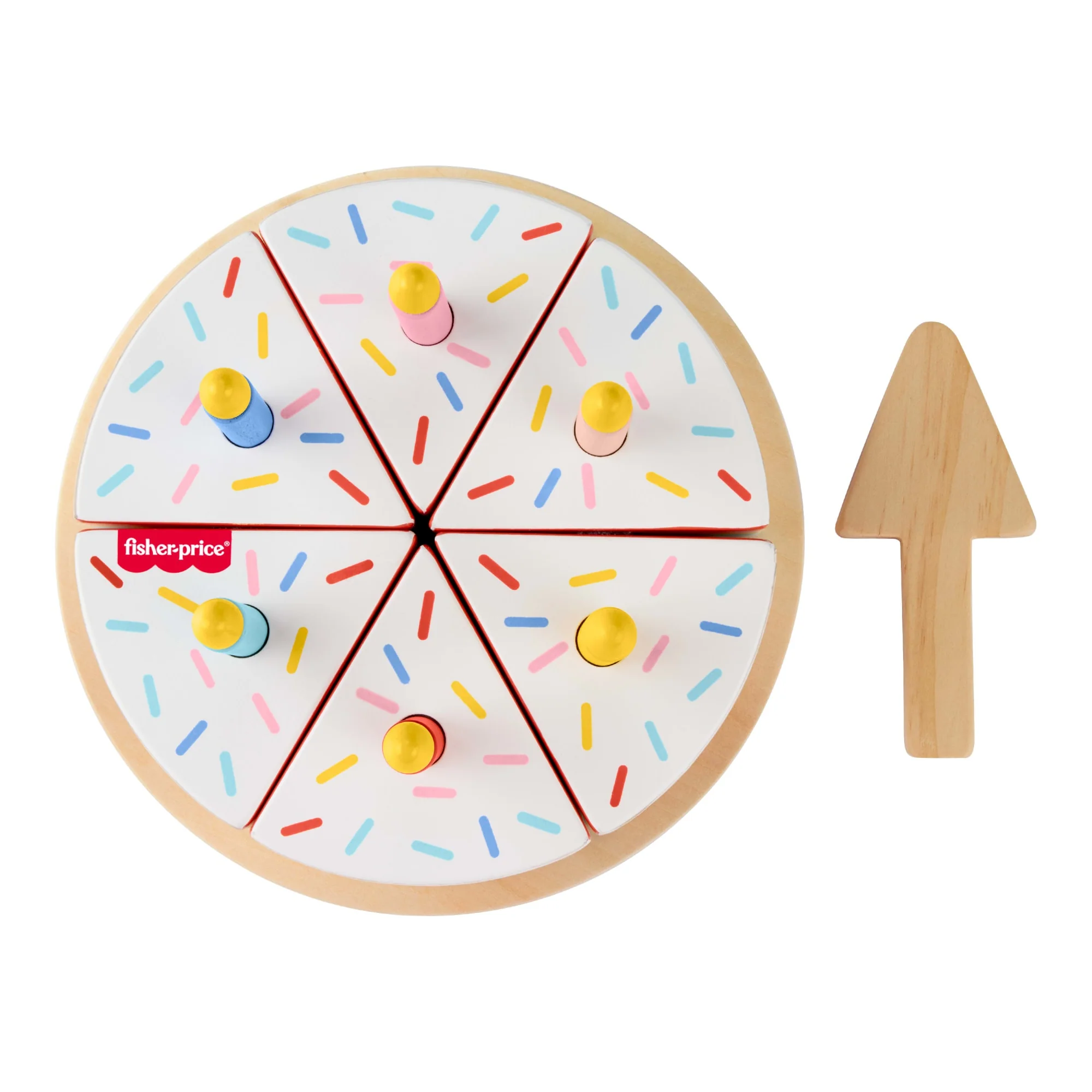 Fisher-Price Juguete para Bebés Pastel de Cumpleaños de Madera - Image 6