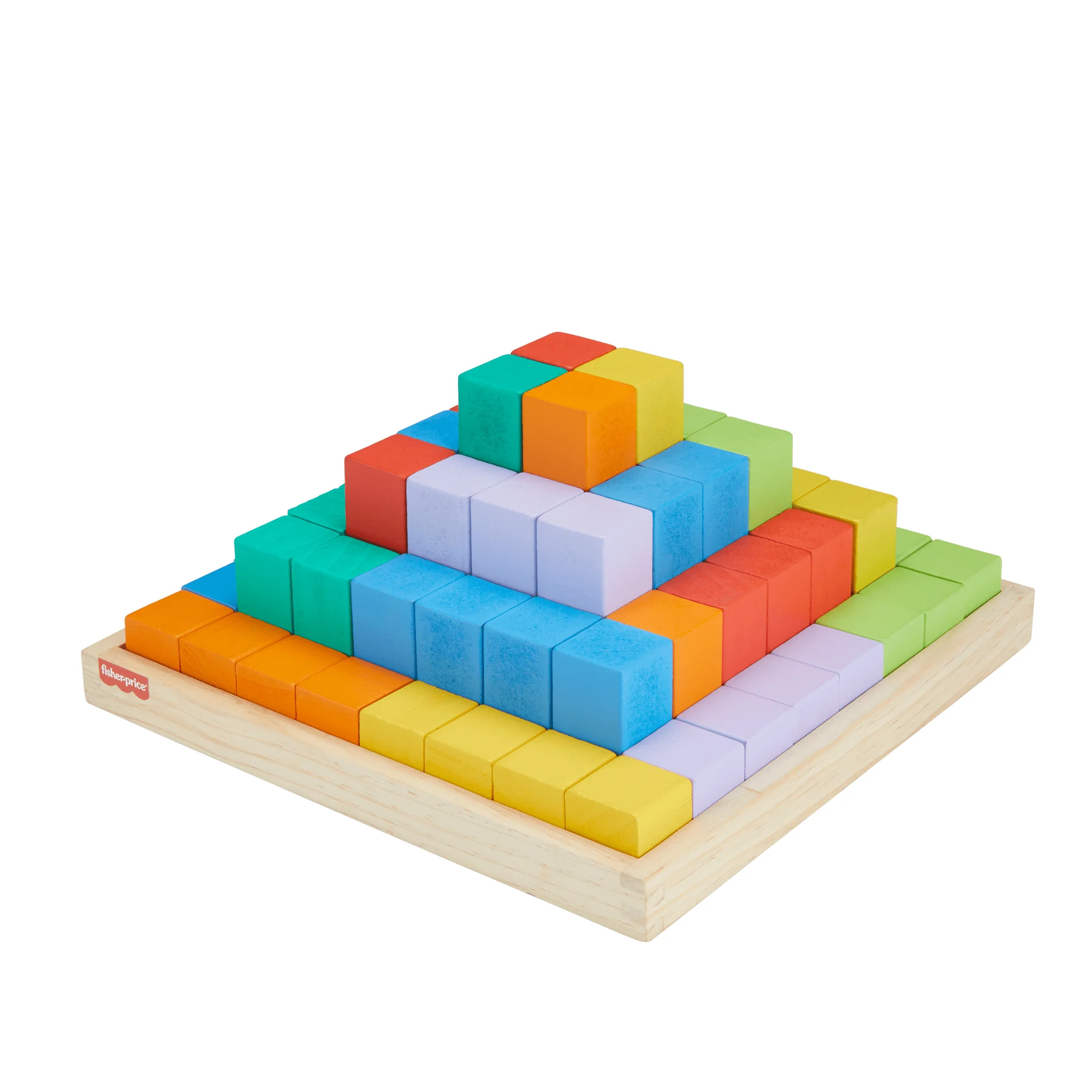 Fisher-Price Juguete para Bebés Pirámide de Bloques de Madera - Image 4