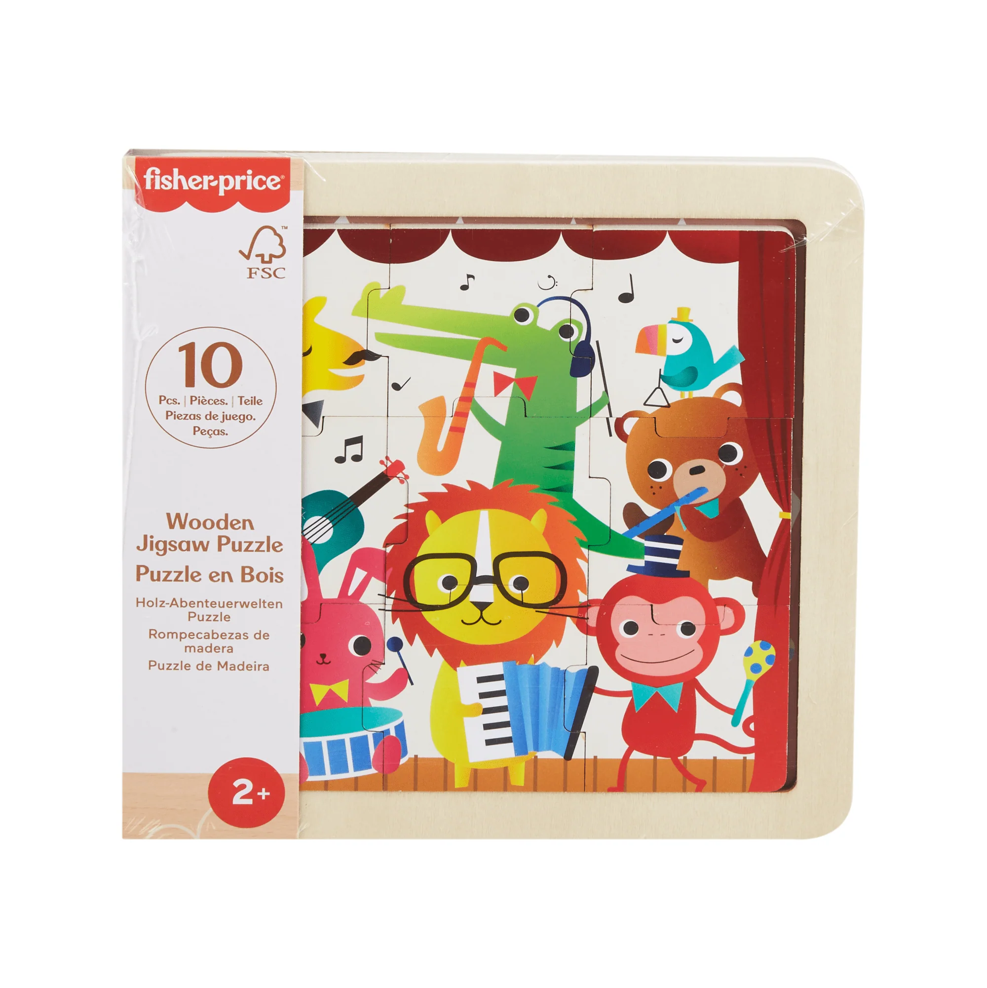 Fisher-Price Juguete para Bebés Rompecabezas Banda Musical de Madera - Image 3