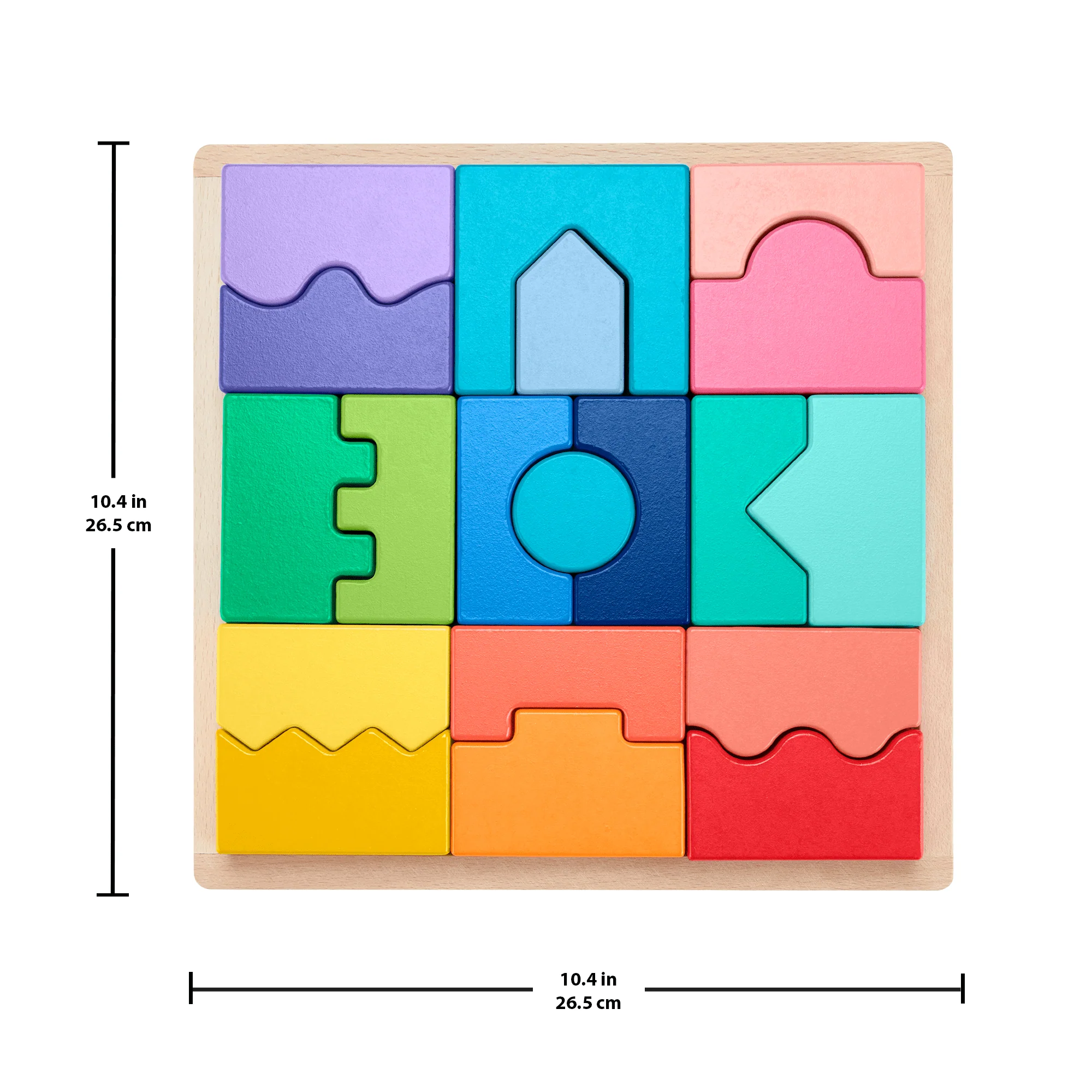 Fisher-Price Juguete para Bebés Rompecabezas Geométrico Didáctico de Madera - Image 2