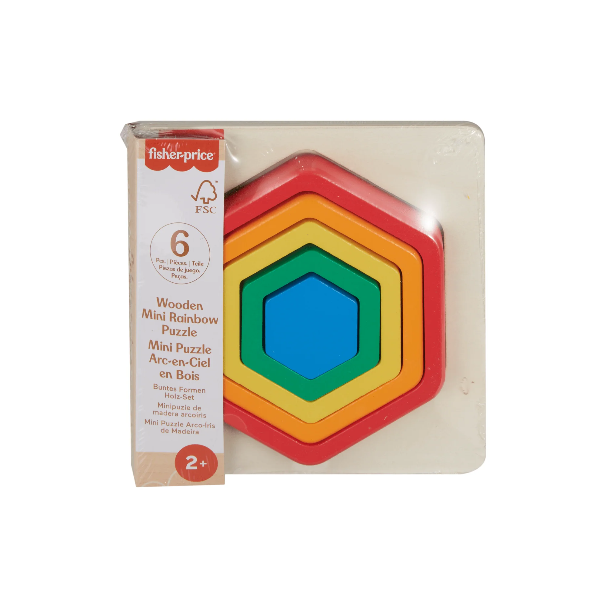 Fisher-Price Juguete para Bebés Rompecabezas Hexagono de Madera - Image 6