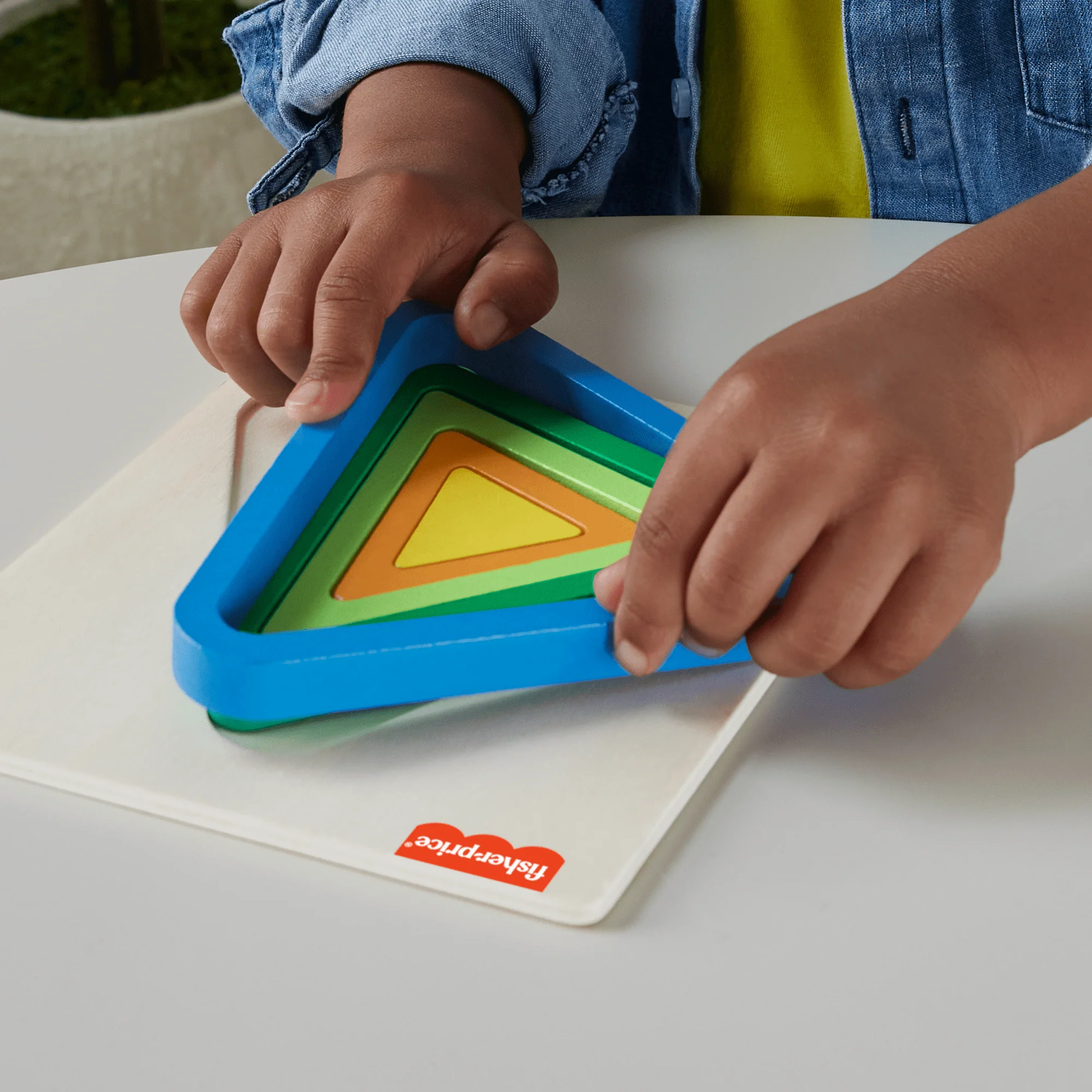 Fisher-Price Juguete para Bebés Rompecabezas Triángulo de Madera - Image 3