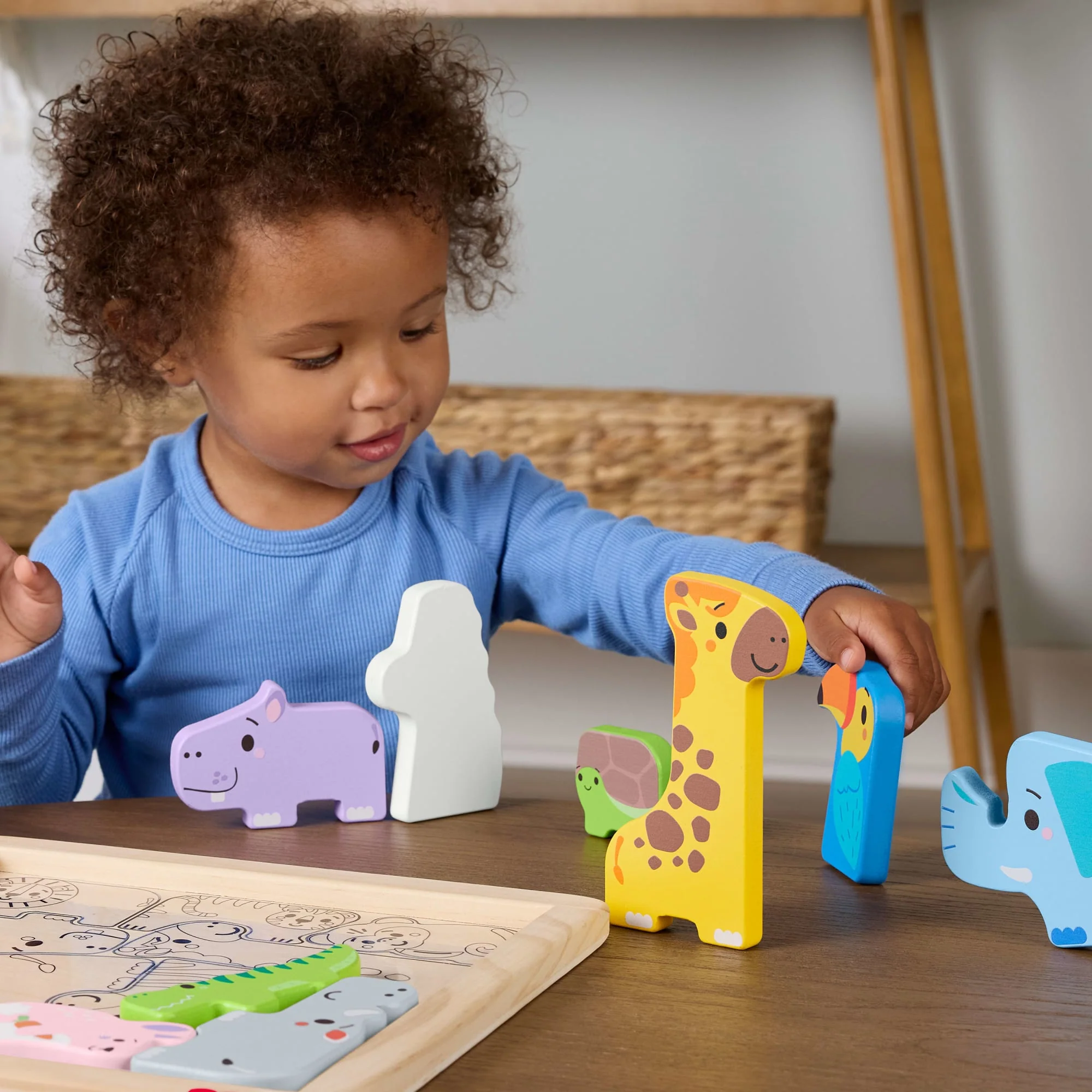 Fisher-Price Juguete para Bebés Rompecabezas Zoológico de Madera - Image 4