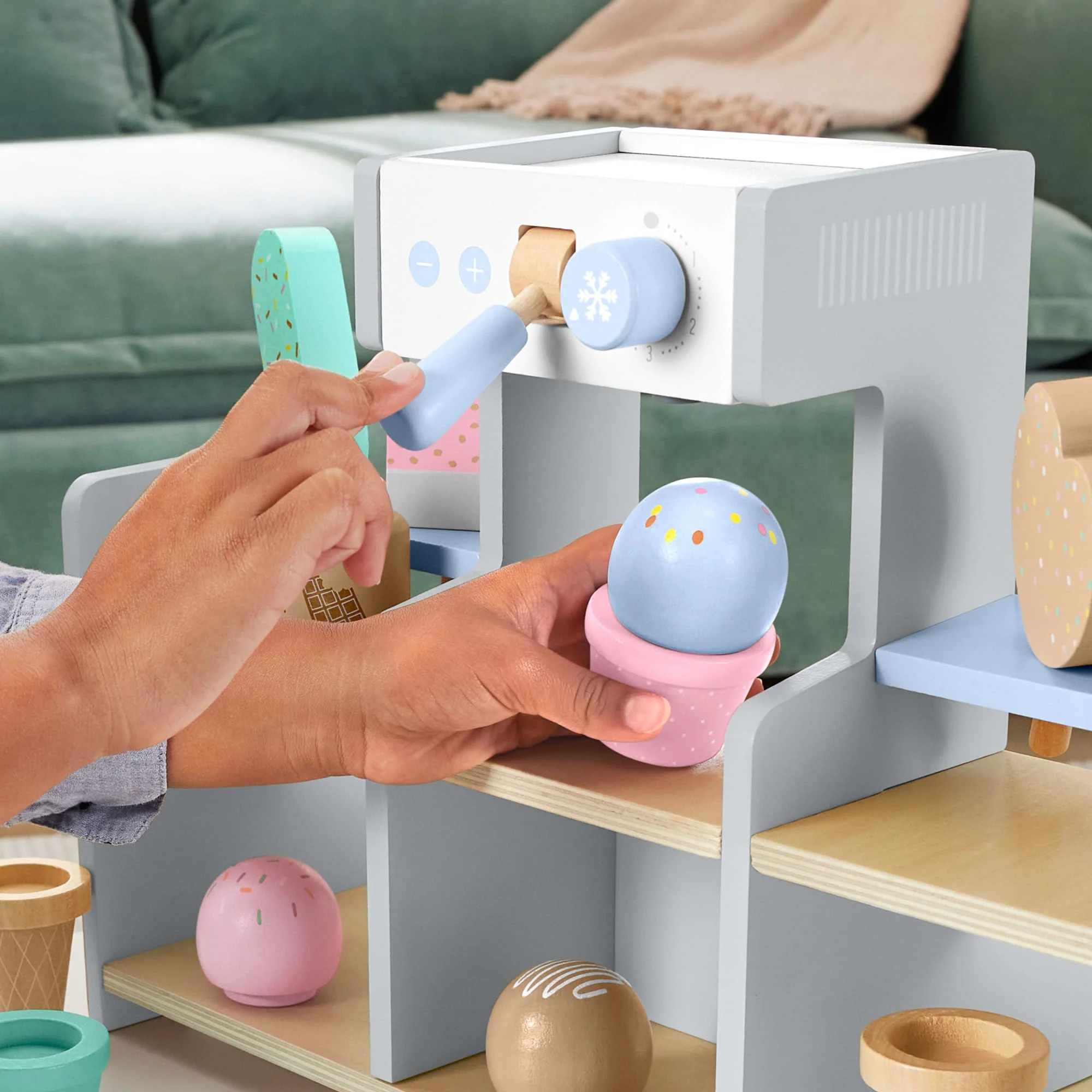 Fisher-Price Juguete para Bebés Set Mi Primera Heladería de Madera - Image 3