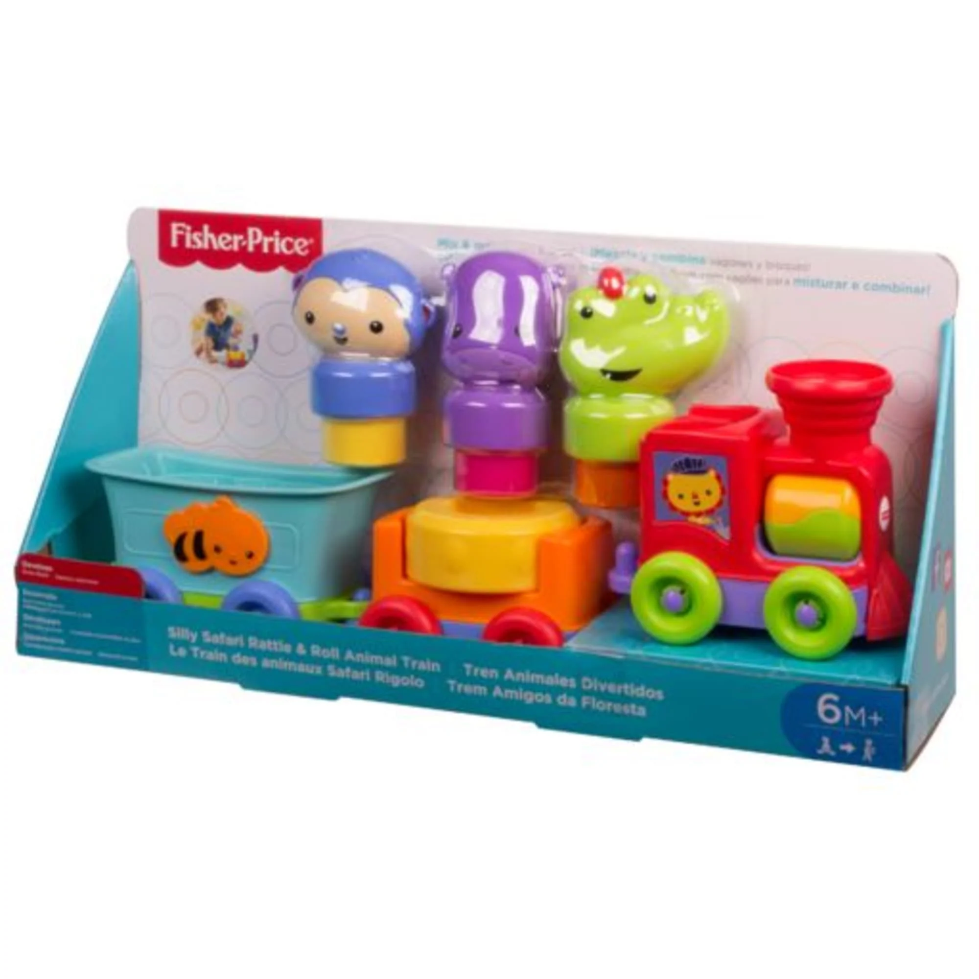 Fisher-Price Juguete para Bebés Silly Safari Tren Animales Divertidos - Image 5