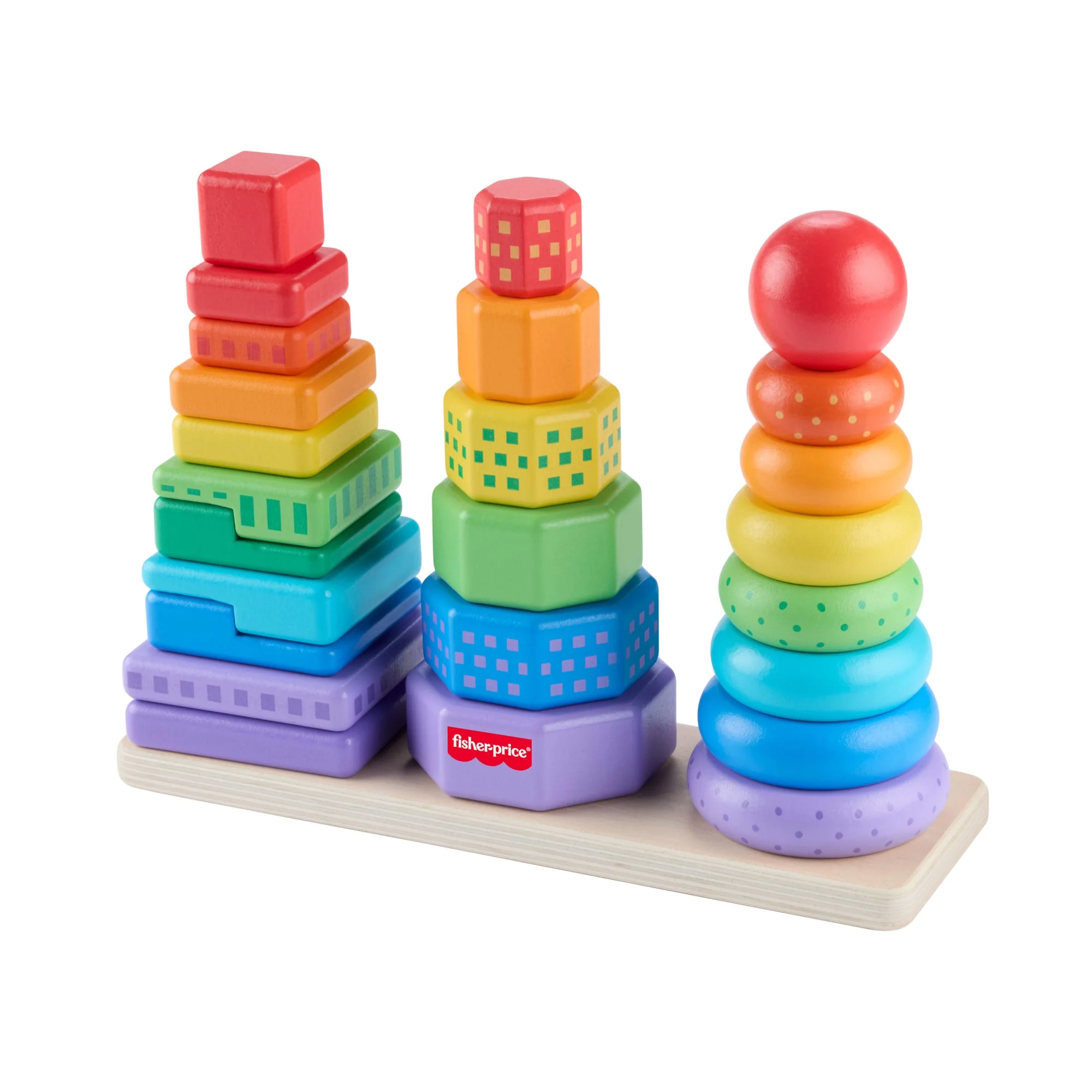 Fisher-Price Juguete para Bebés Torres de Actividades de Madera - Image 4