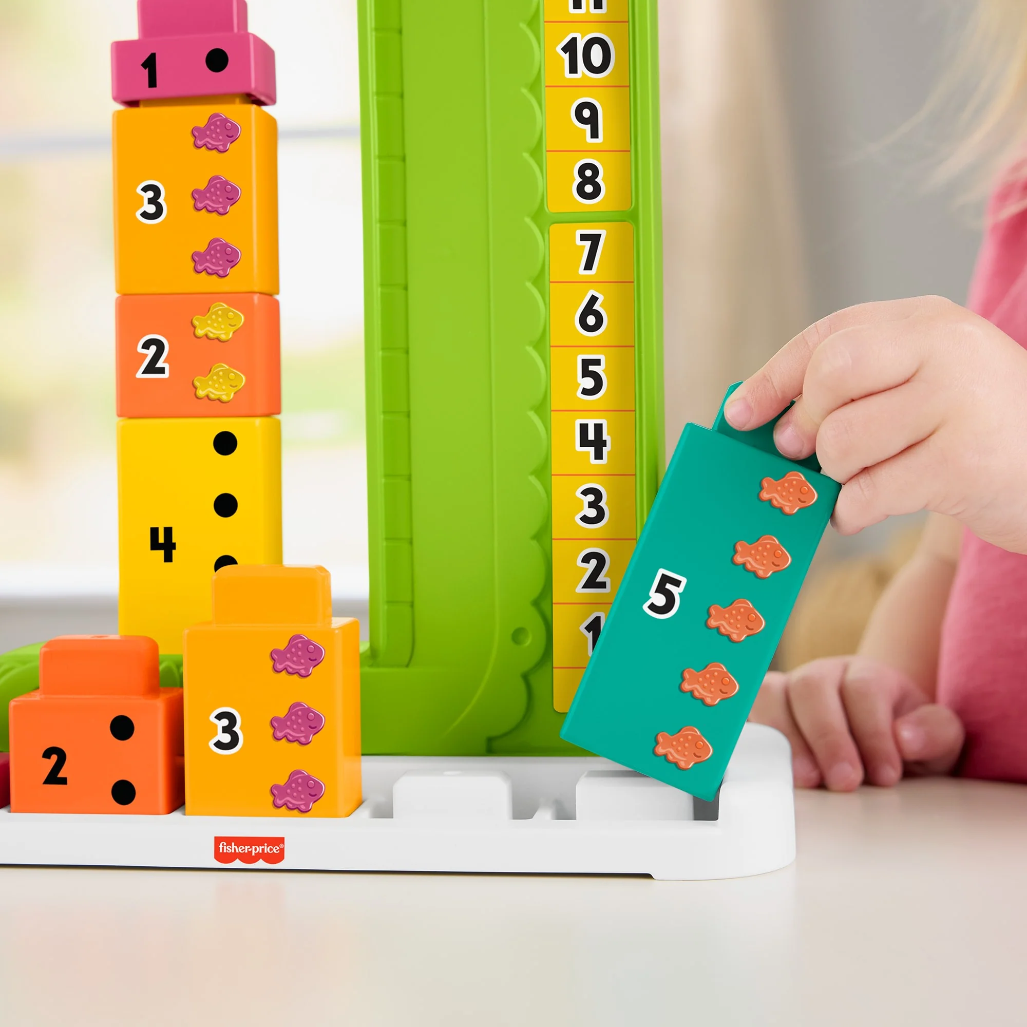 Fisher-Price  L’Alligator des Additions. 10 Blocs à Empiler - Image 4