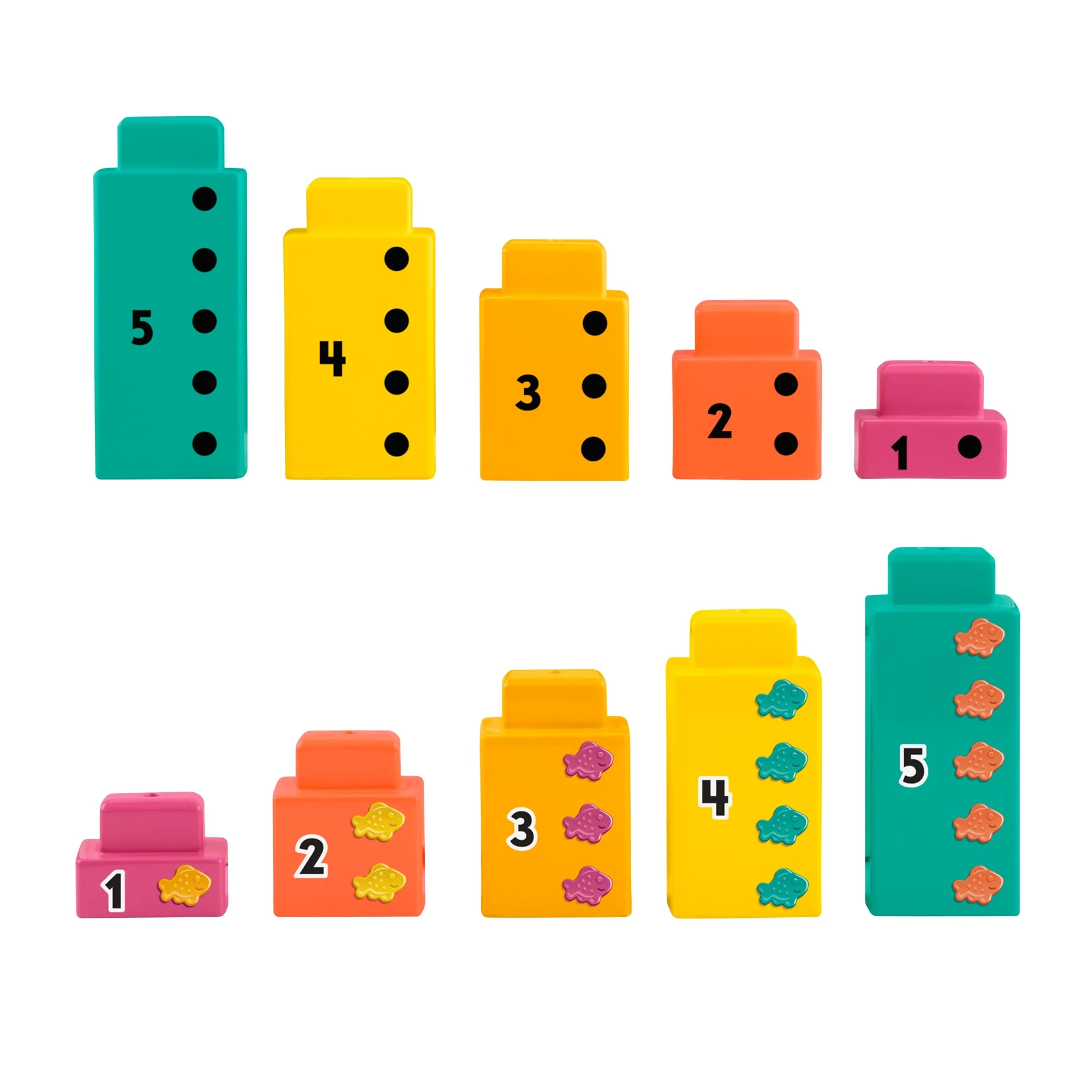 Fisher-Price  L’Alligator des Additions. 10 Blocs à Empiler - Image 5