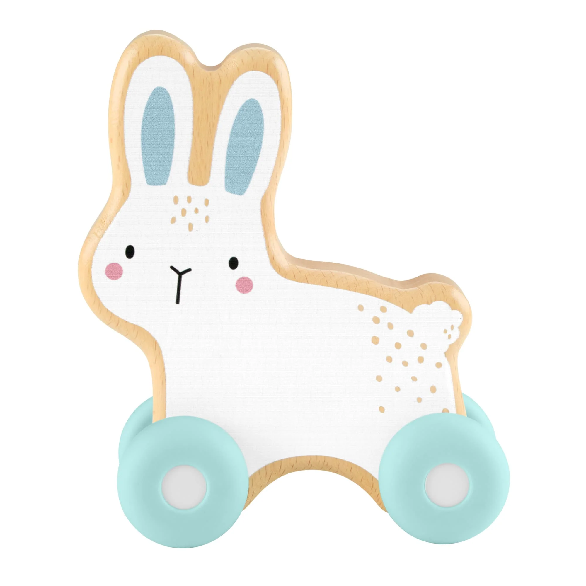Fisher-Price Lapin à Pousser en Bois, Véhicule Pour Jeu à 4Pattes 1Élément en Bois - Image 4