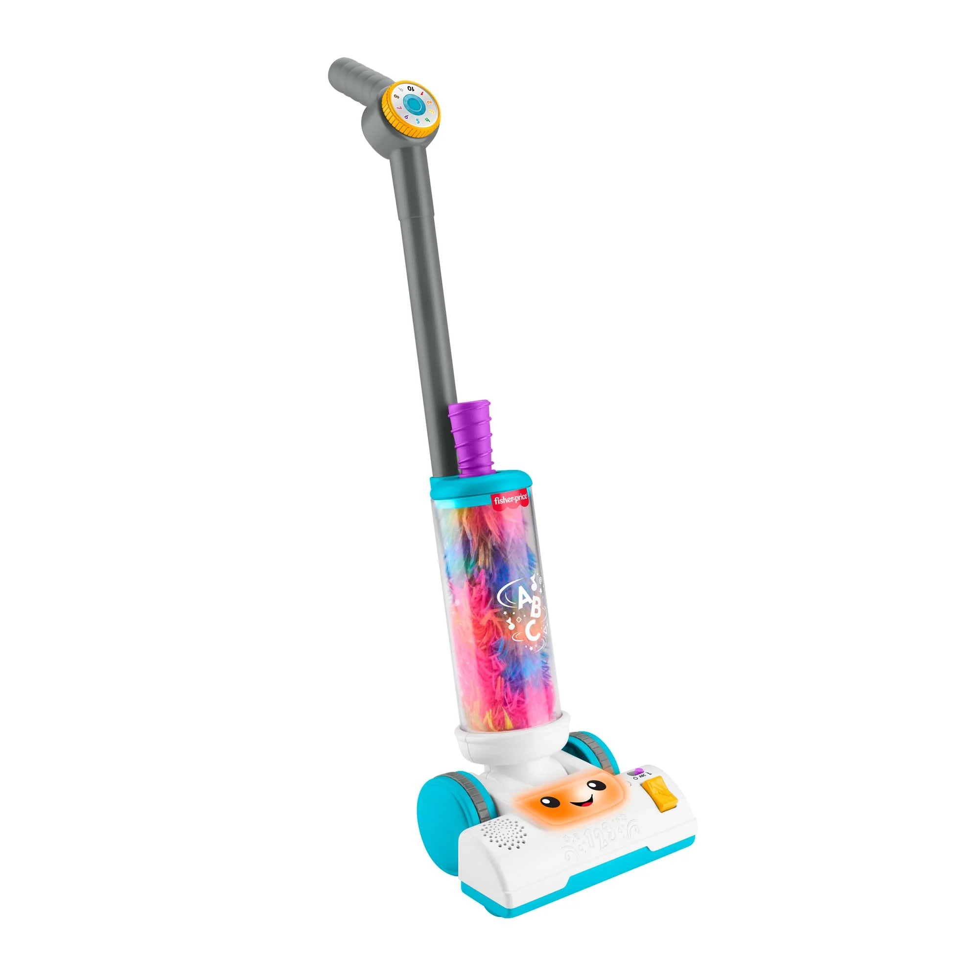 Fisher-Price Laugh & Learn 2-In-1 Vacuum Toddler Electronic Learning Toy With Lights & Music