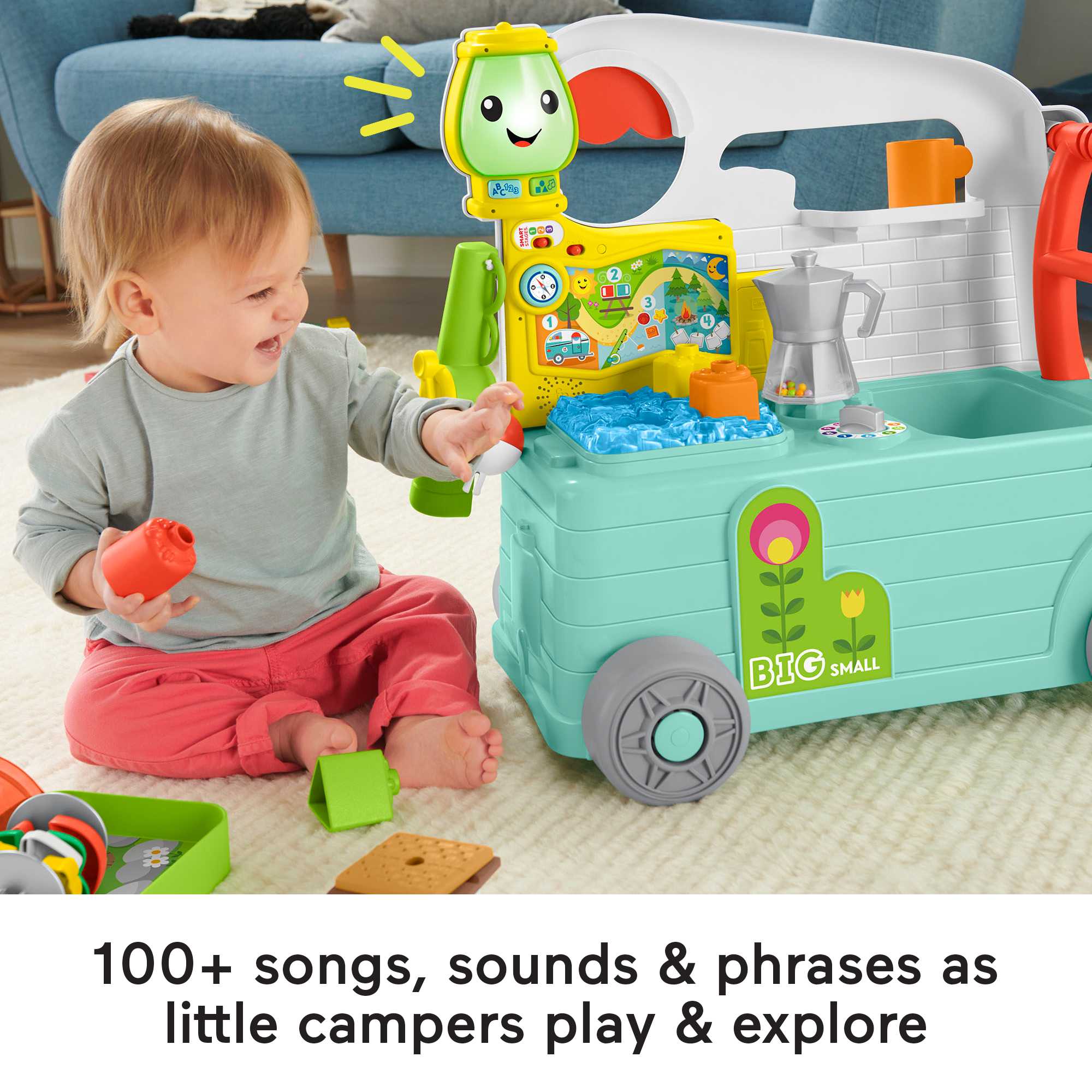 Fisher-Price Laugh & Learn 3-in-1 On-The-Go Camper - English & French Version - Image 3
