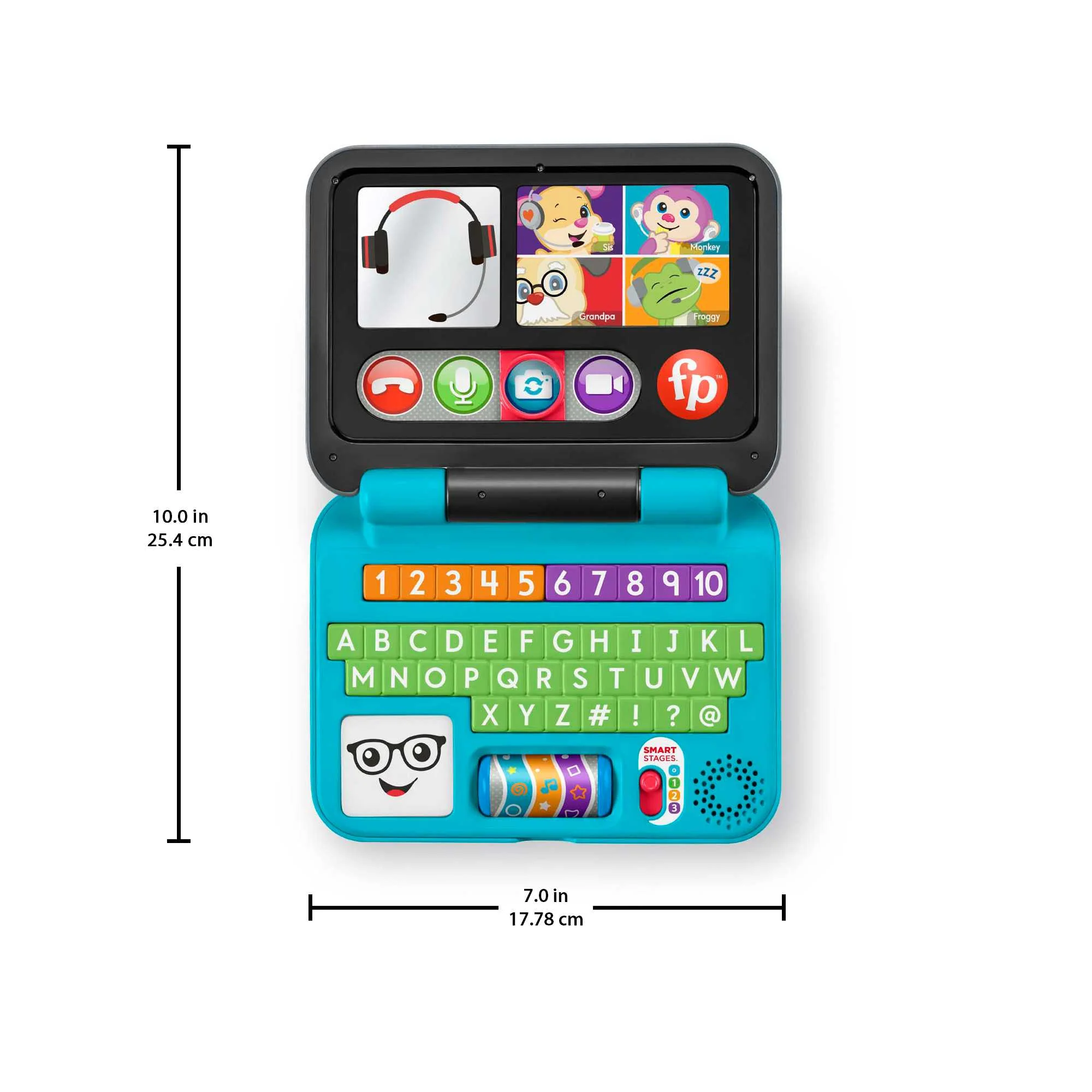Fisher-Price Laugh & Learn Let's Connect Laptop Electronic Baby Toy - French Version - Image 5
