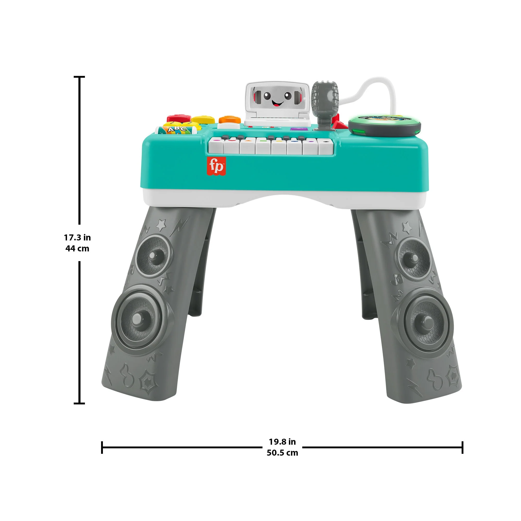 Fisher-Price Laugh & Learn Mix & Learn DJ Table Musical Learning Toy For Baby & Toddler, Multi-Language Version - Image 6