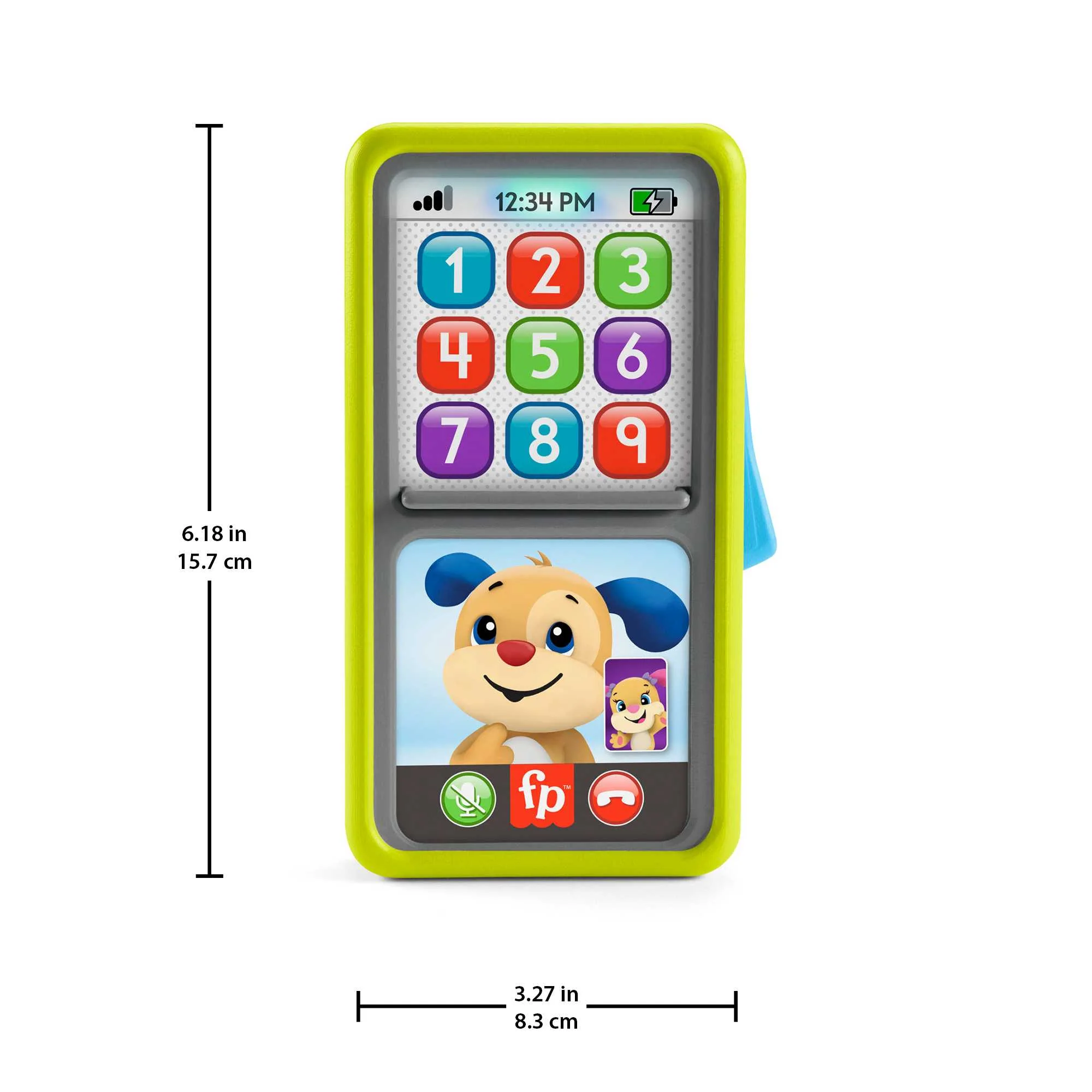Fisher-Price Laugh & Learn Musical Toy Phone, 2-in-1 Slide To Learn Smartphone For Baby To Toddler - English & French Version - Image 5