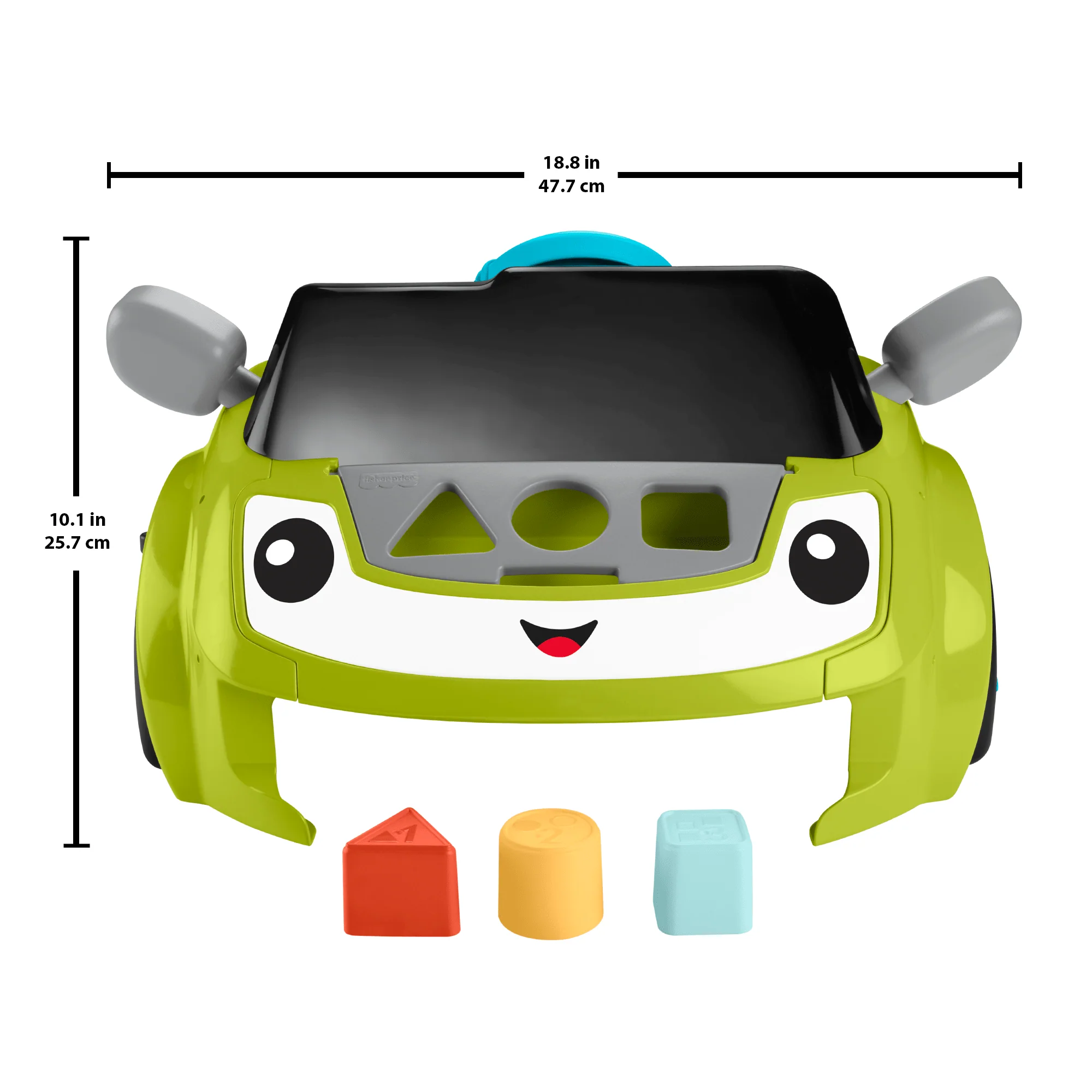 Fisher-Price Laugh & Learn Sit & Steer Driver Activity Center Baby & Toddler Learning Toy, Multilanguage Version - Image 5