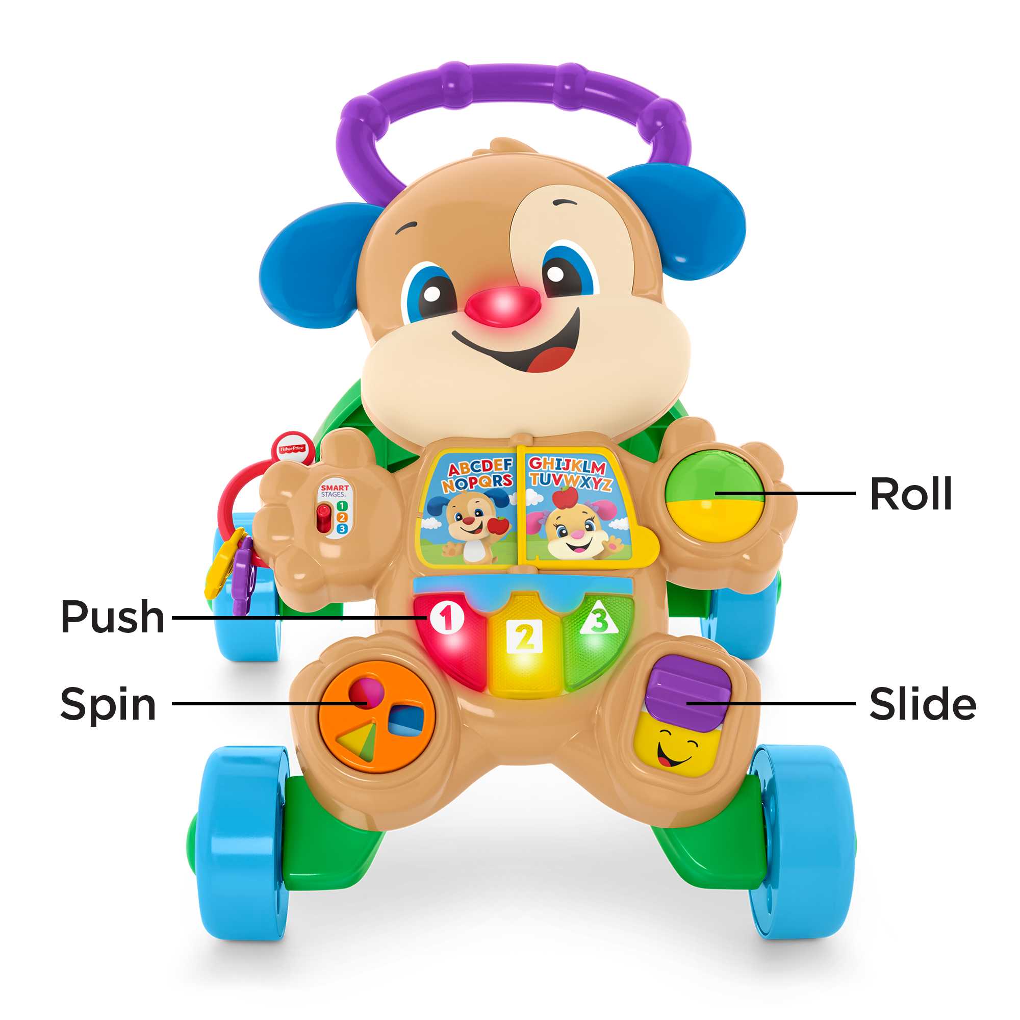 Fisher-Price Laugh & Learn Smart Stages Learn With Puppy Walker - English & French Version - Image 5