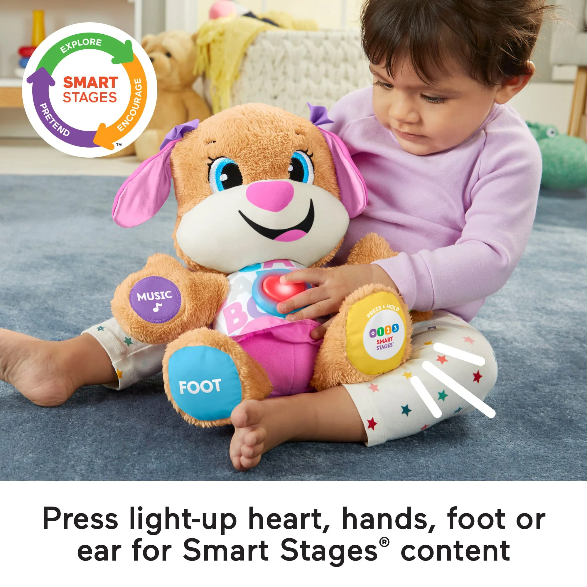 Fisher-Price Laugh & Learn Smart Stages Sis - English Version - Image 3
