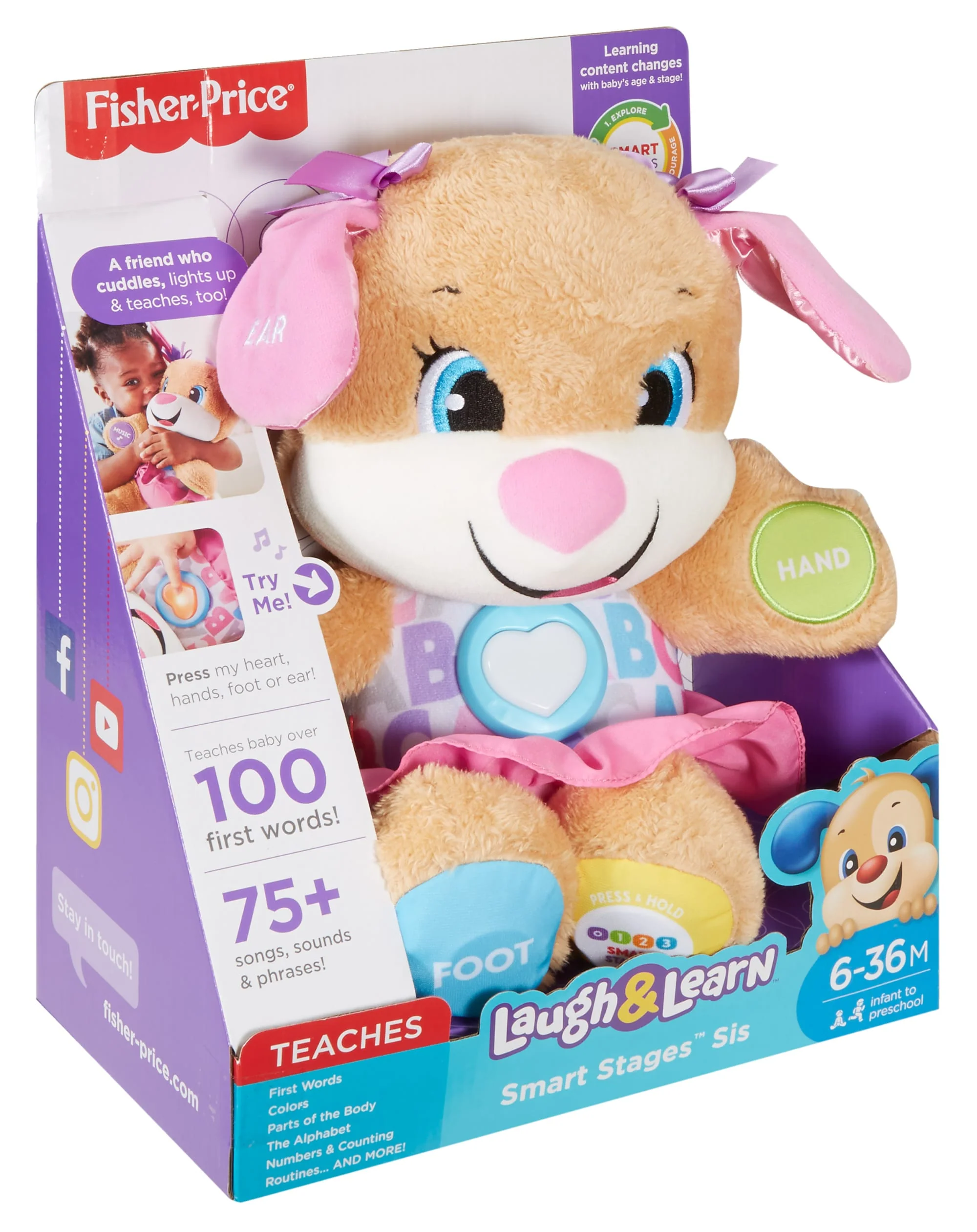 Fisher-Price Laugh & Learn Smart Stages Sis - English Version - Image 6