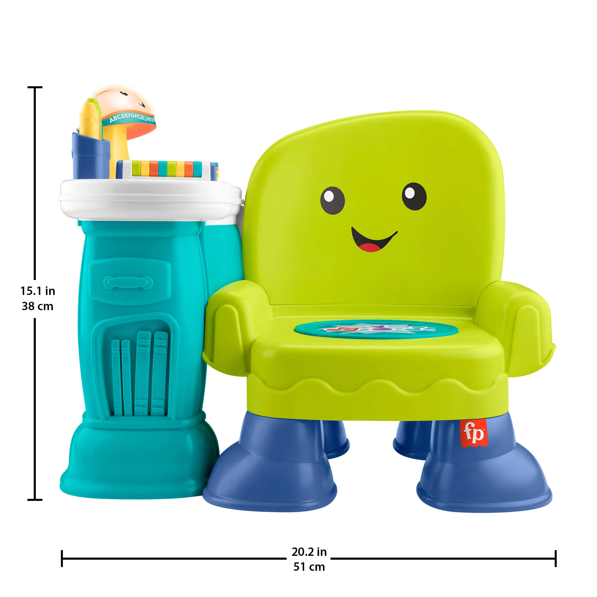 Fisher-Price Laugh & Learn Song & Story Learning Chair interactive Toddler Toy - Image 6