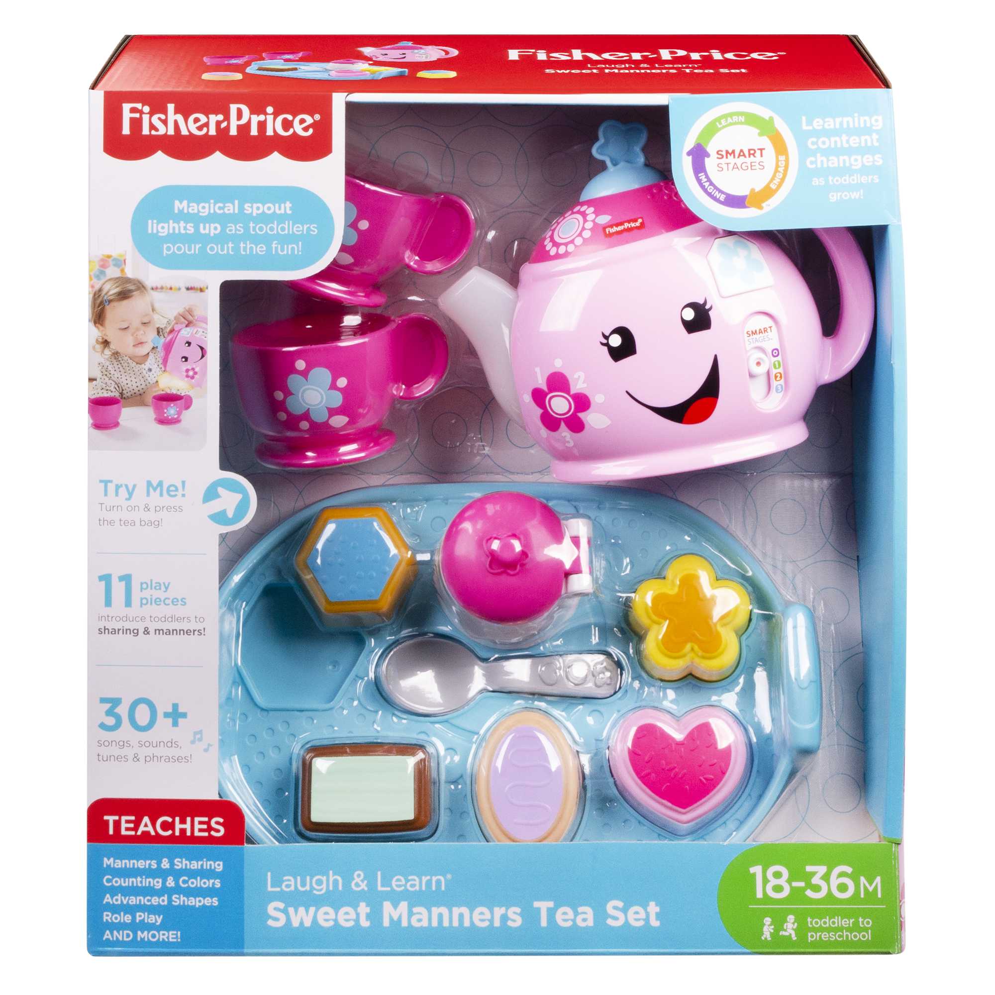 Fisher-Price Laugh & Learn Sweet Manners Tea Set - Image 6
