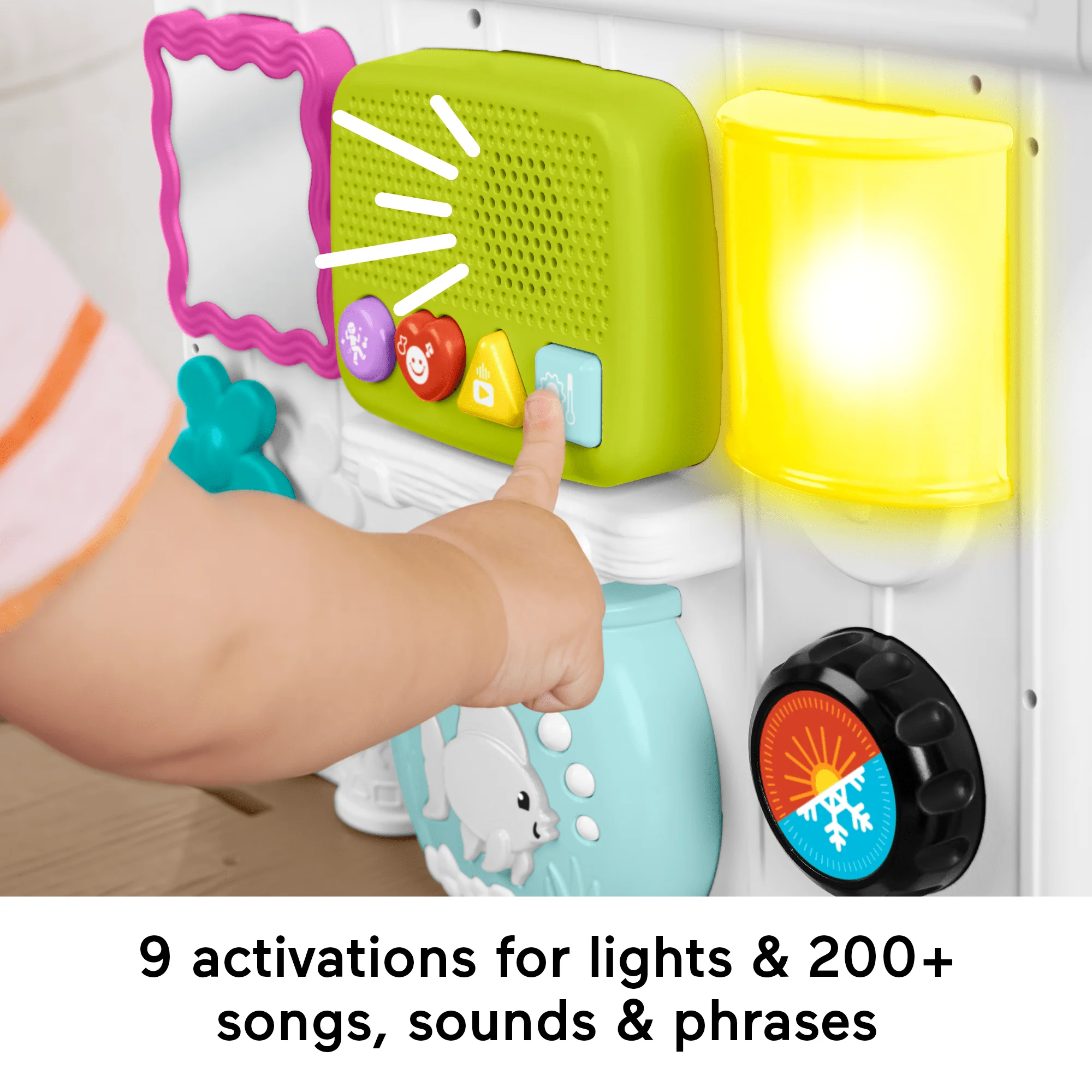 Fisher-Price Laugh & Learn Ultimate Playhouse Baby & Toddler Electronic Learning Toy, Multilanguage Version - Image 4