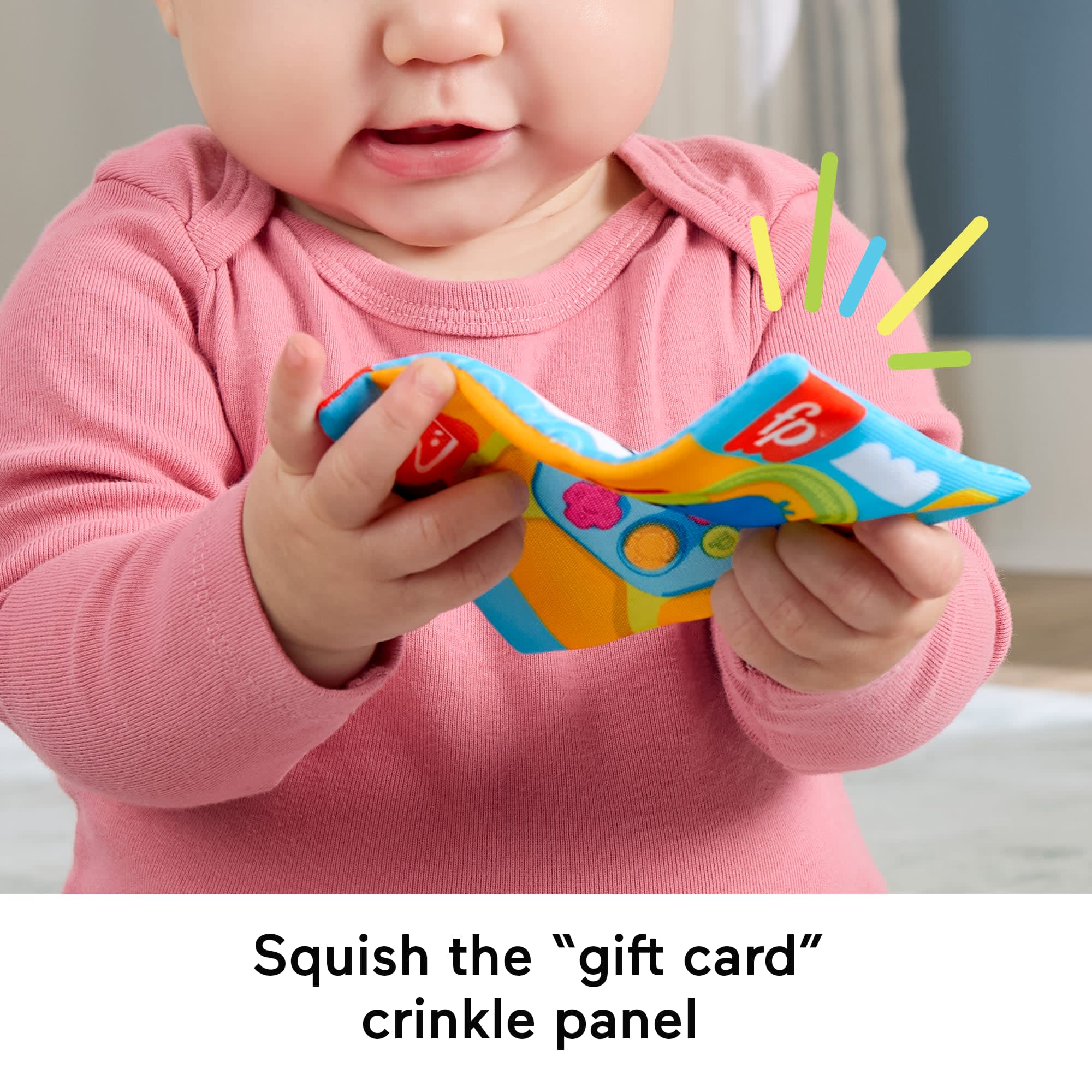 Fisher-Price Level-Up Little Gamer Gift Set, 3 Developmental Baby Toys For Newborns - Image 5