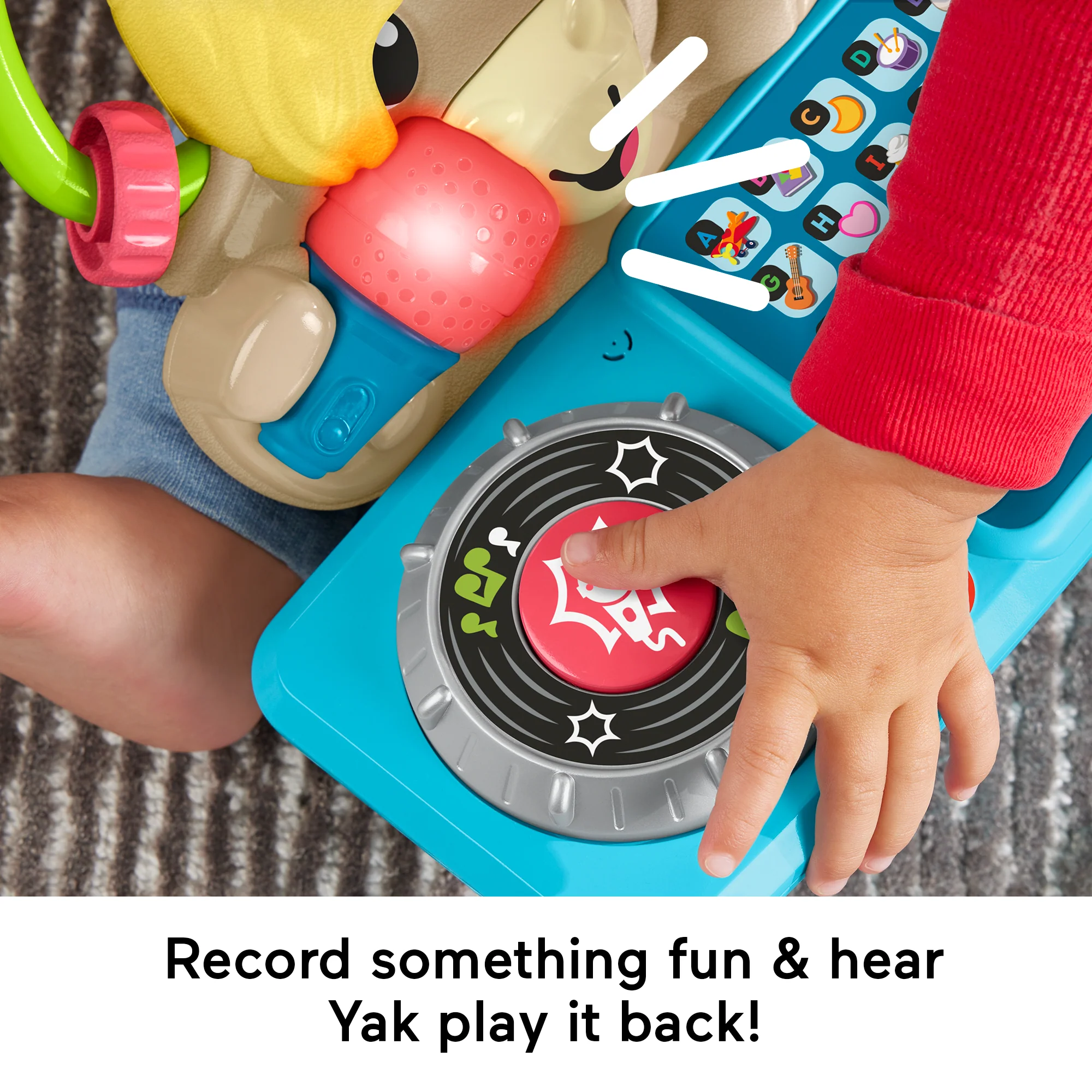 Fisher-Price Link Squad A To Z Yak Baby Learning Toy With Music & Lights - Image 3