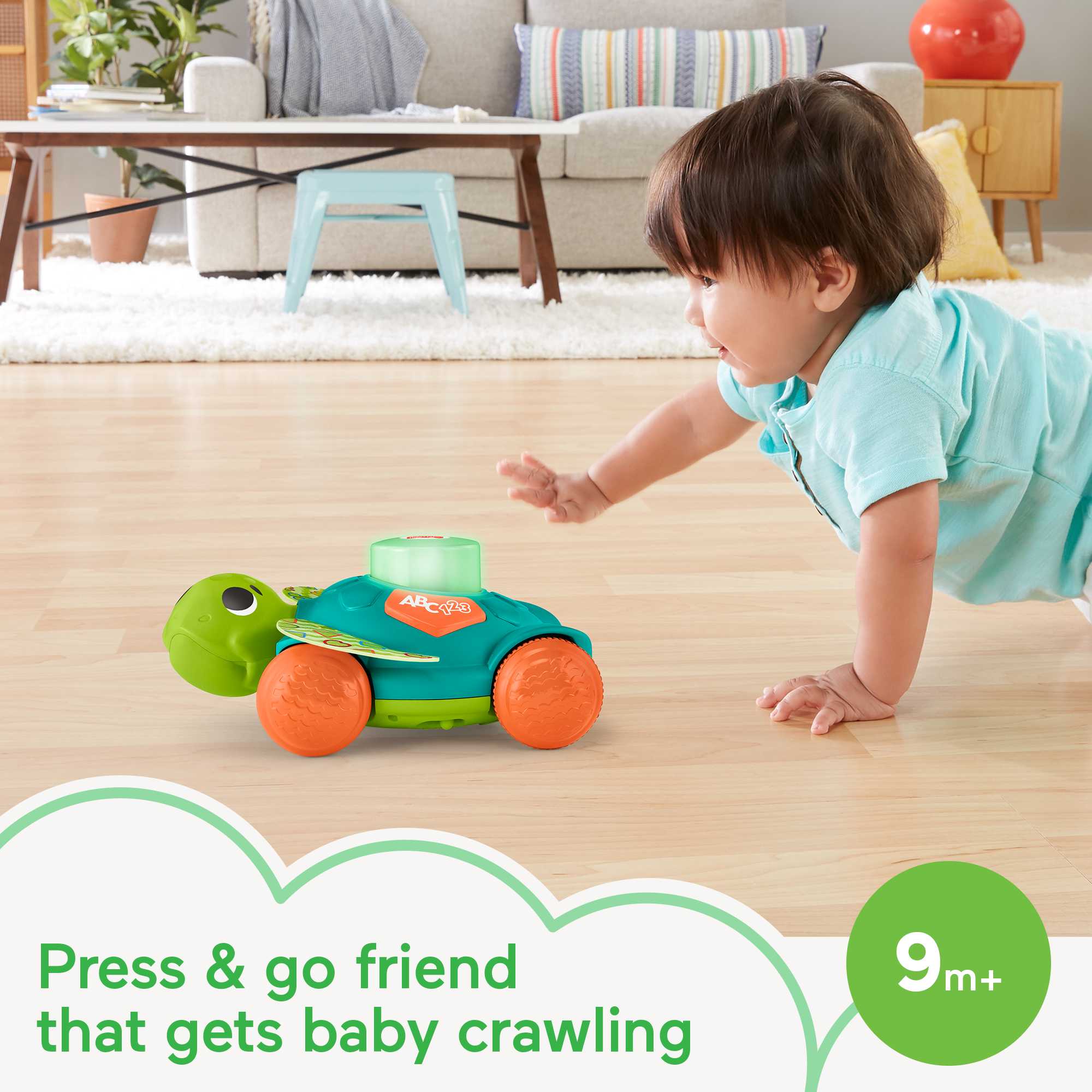 Fisher-Price Linkimals Sit-To-Crawl Sea Turtle - French Version - Image 2