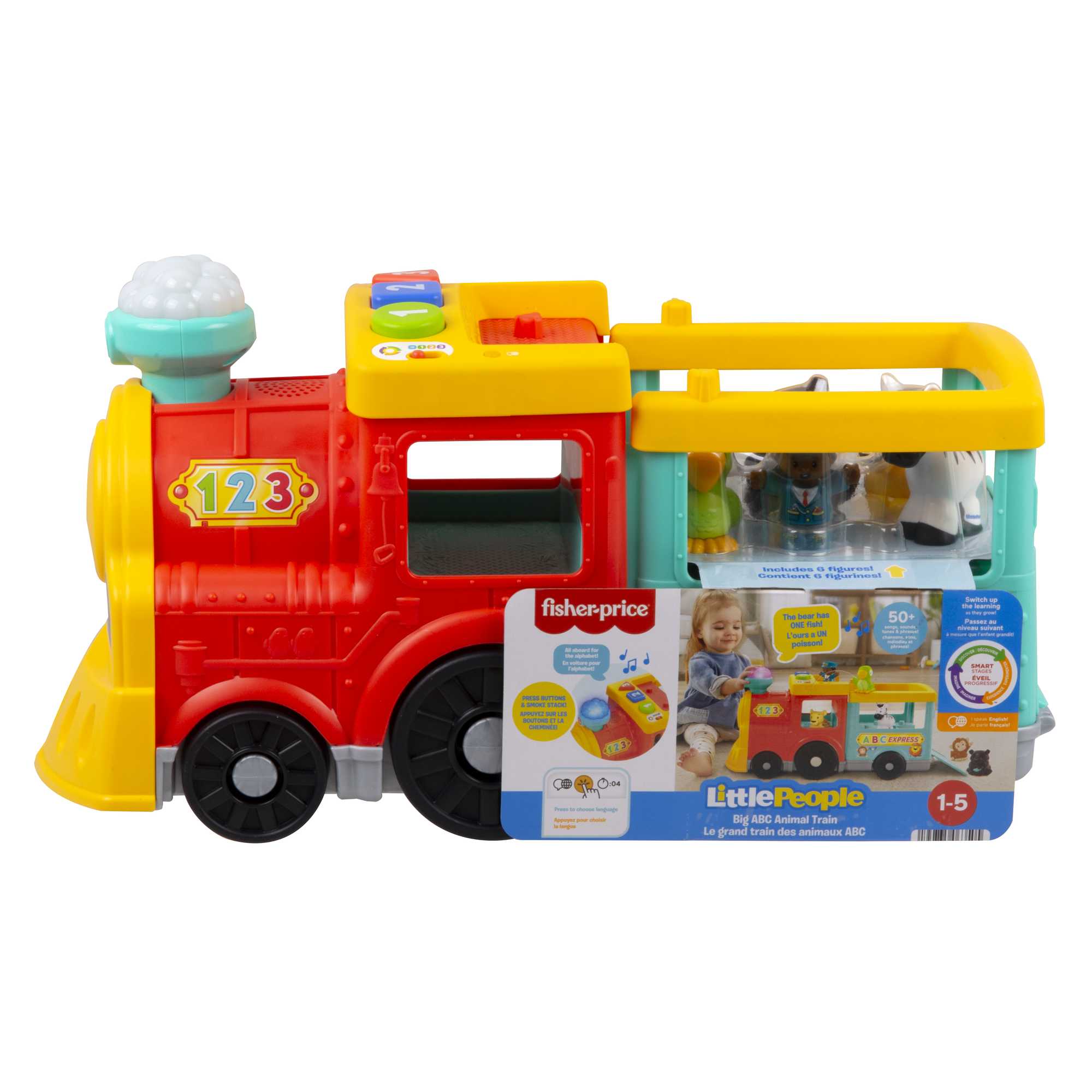 Fisher-Price Little People Big ABC Animal Train - English & French Version - Image 6