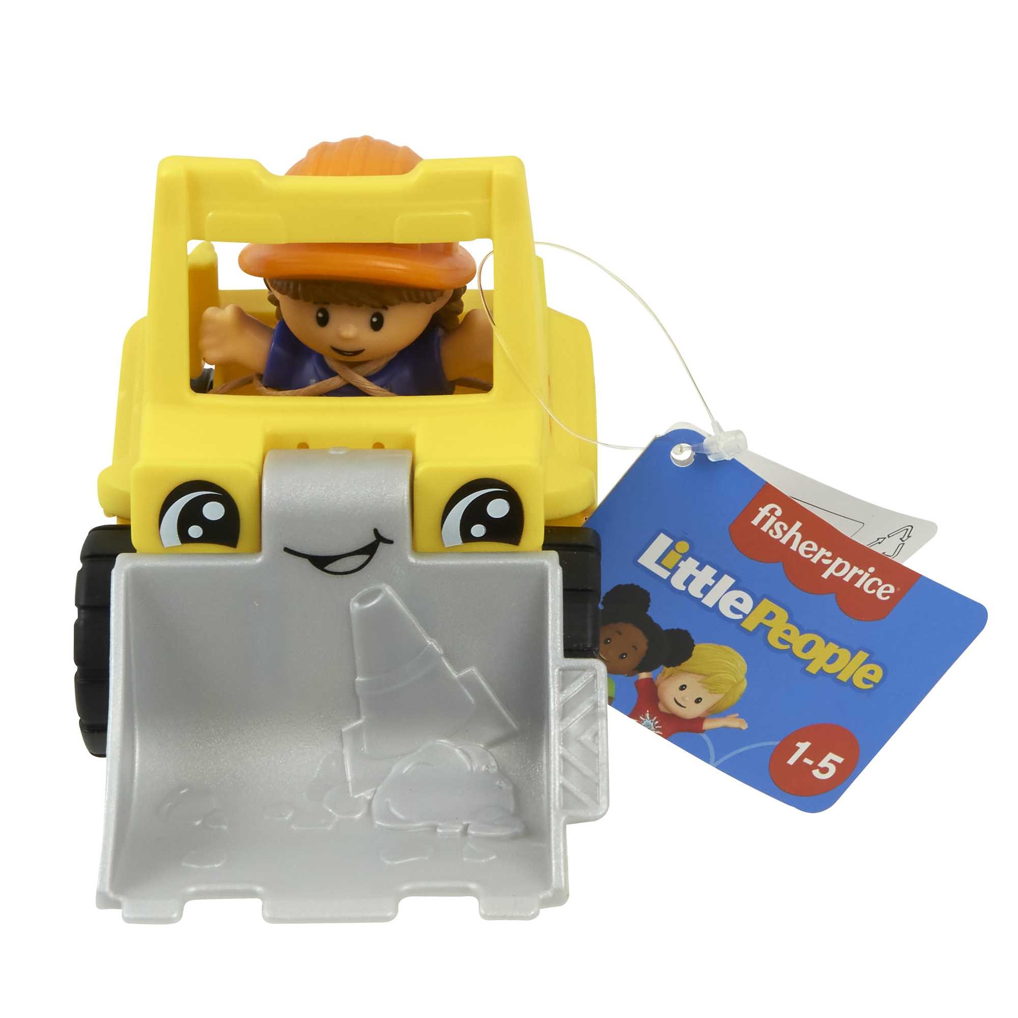 Fisher-Price Little People Bulldozer Construction Toy & Figure Set For Toddlers, 2 Pieces - Image 6
