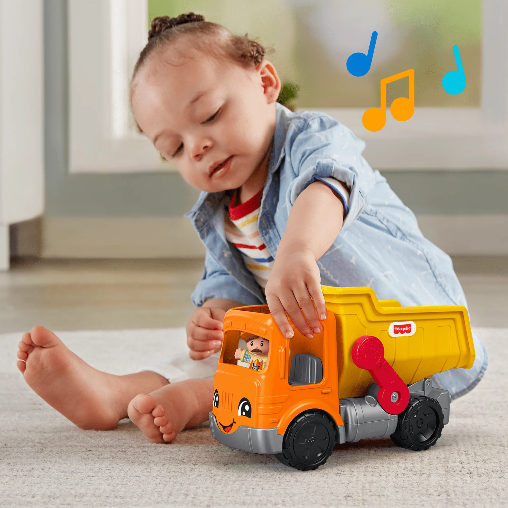 Fisher-Price  Little People  Camion à Benne Travail en Équipe - Image 2