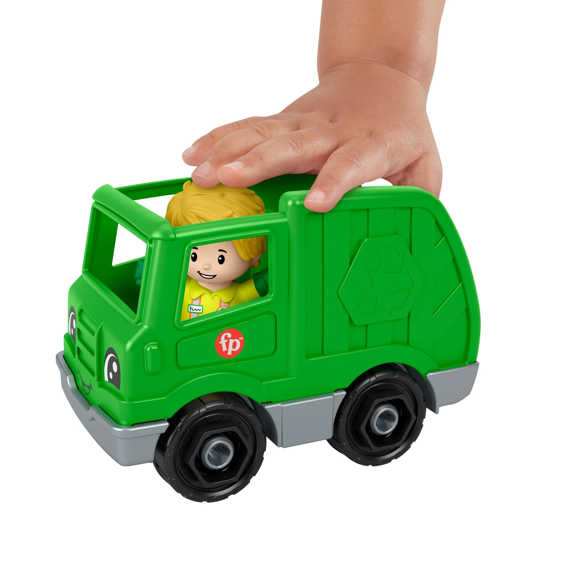 Fisher-Price  Little People  Camion de Recyclage et Figurine - Image 2