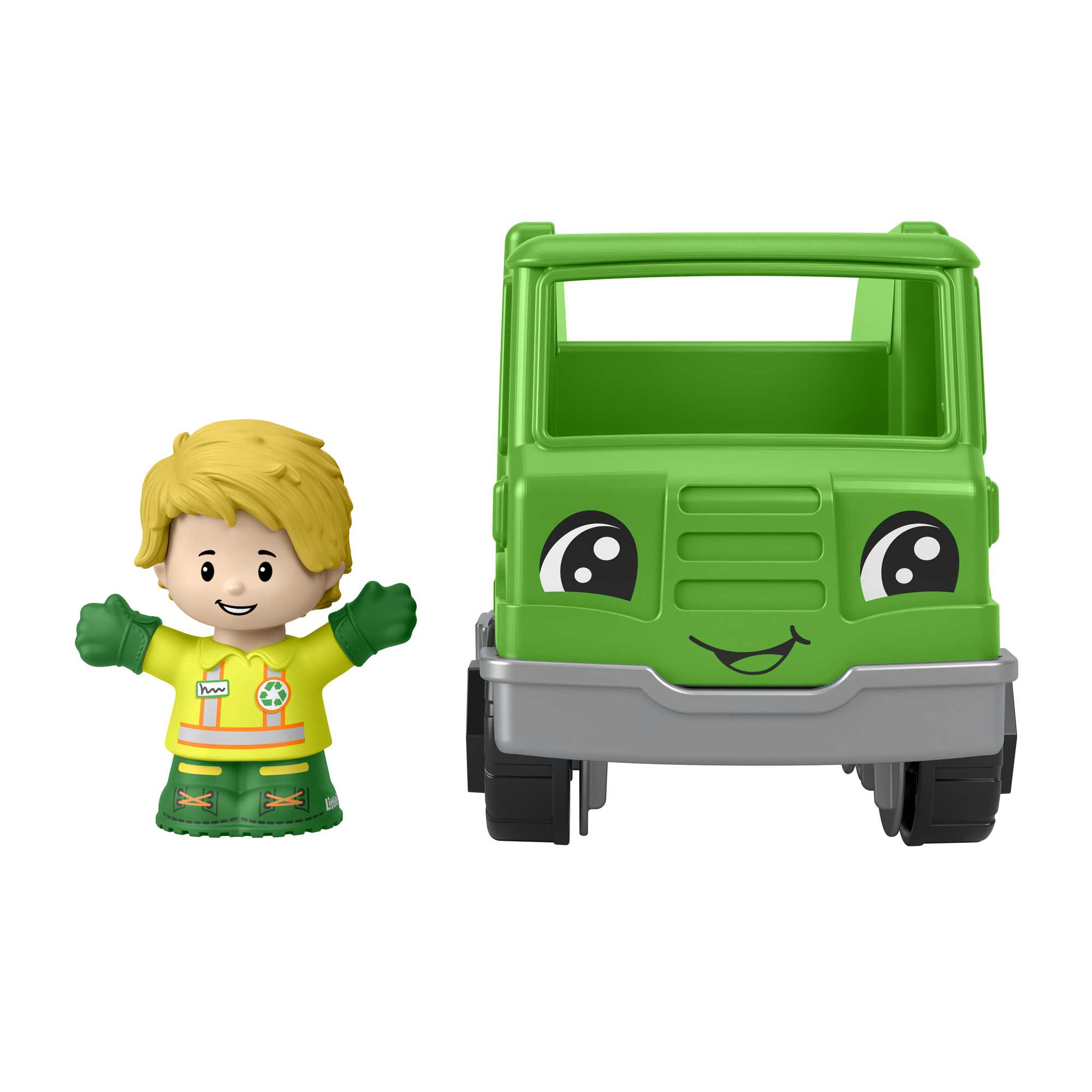 Fisher-Price  Little People  Camion de Recyclage et Figurine - Image 4