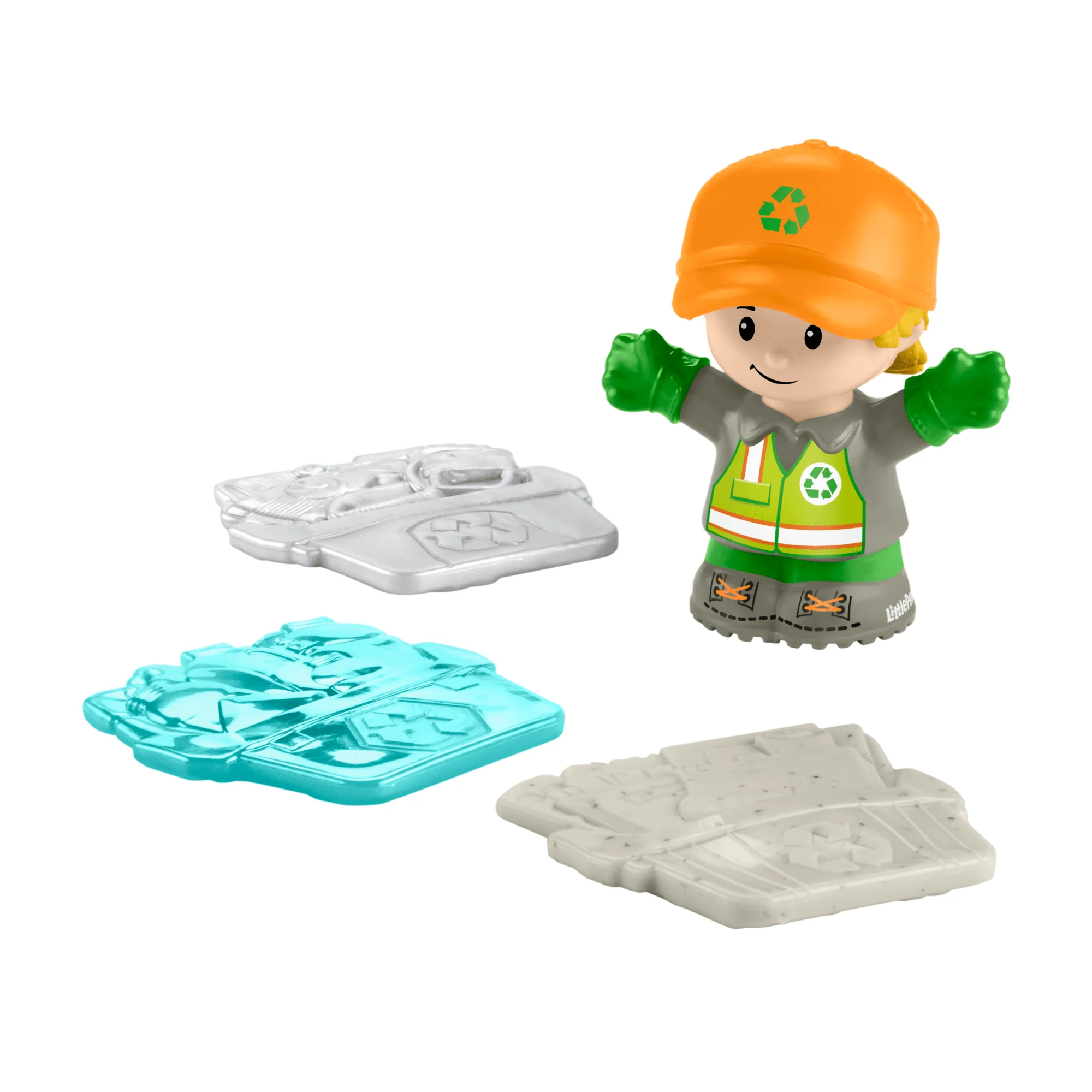 Fisher-Price  Little People  Camion de Recyclage Musical, 5Éléments - Image 5