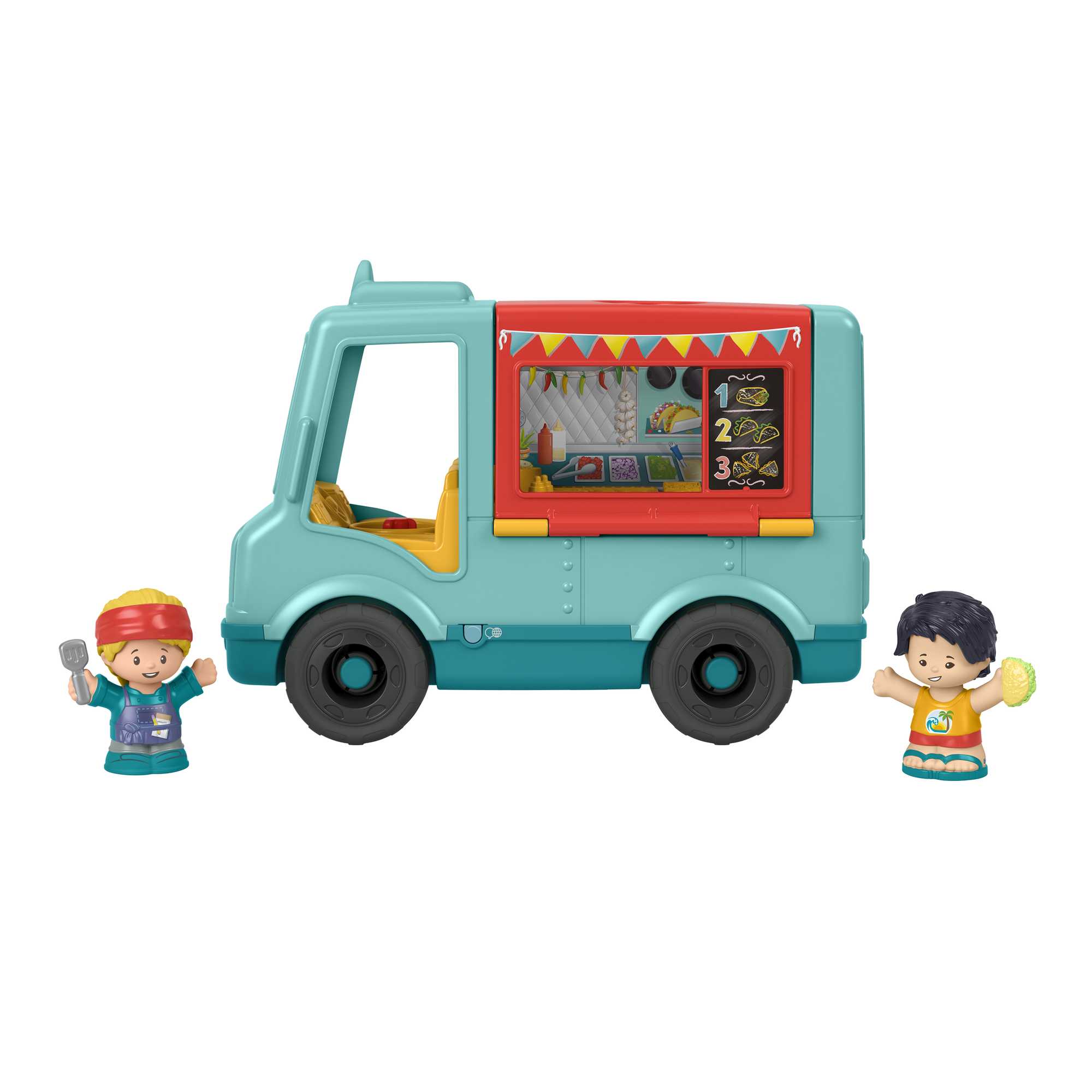 Fisher-Price Little People Camion-Restaurant Prêt à Servir Version Anglaise et Française - Image 5