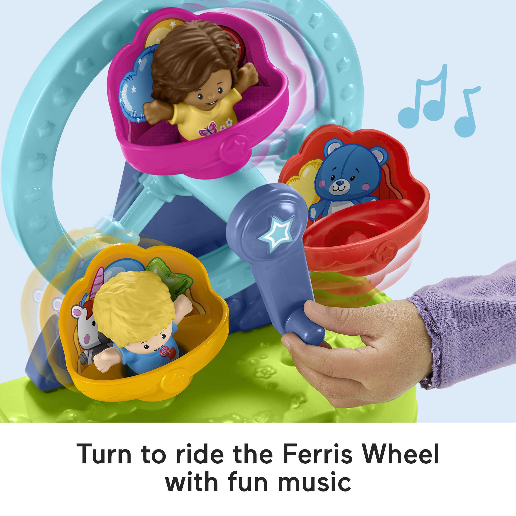 Fisher-Price Little People Carnival Playset With Ferris Wheel & Figures For Toddlers - Image 3