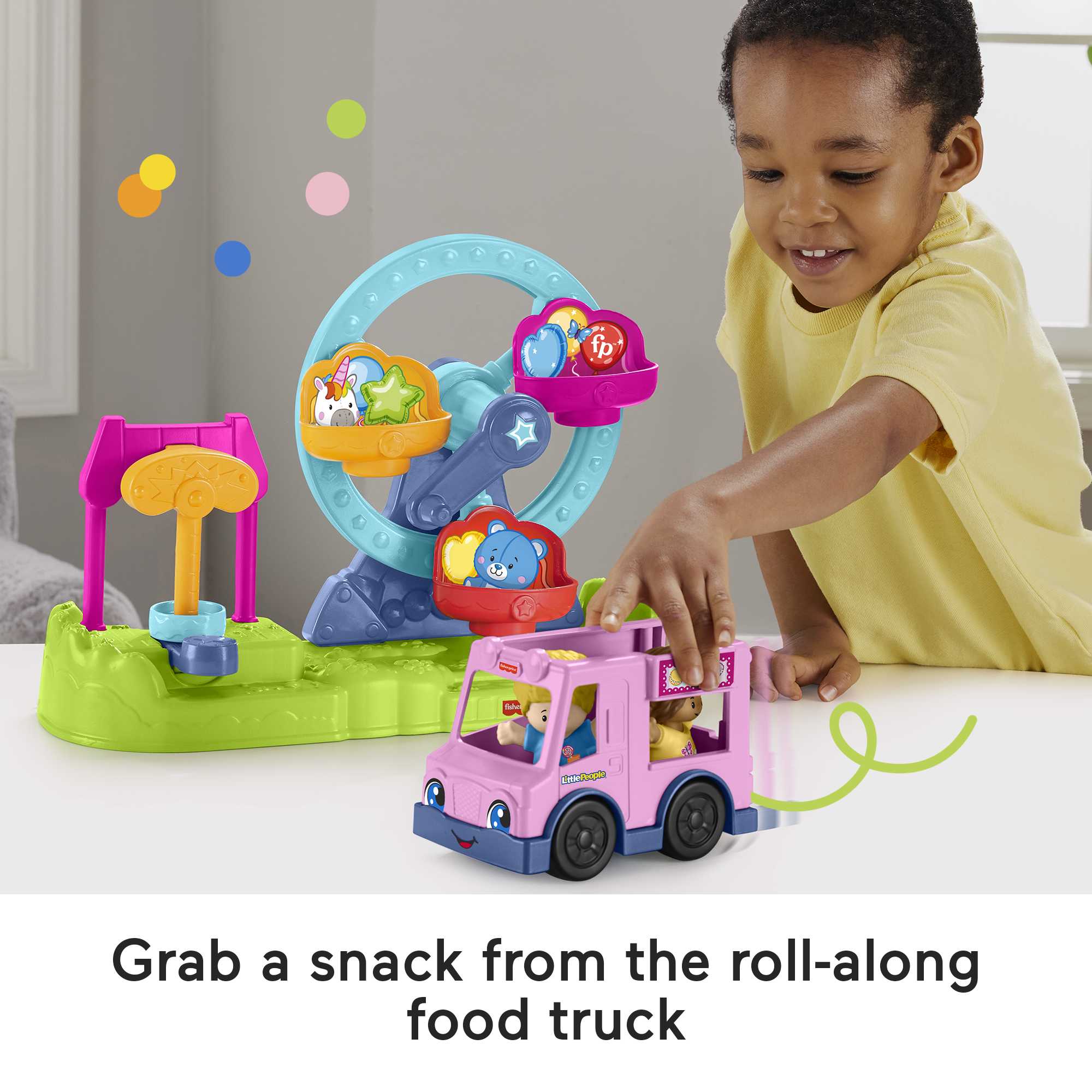 Fisher-Price Little People Carnival Playset With Ferris Wheel & Figures For Toddlers - Image 5