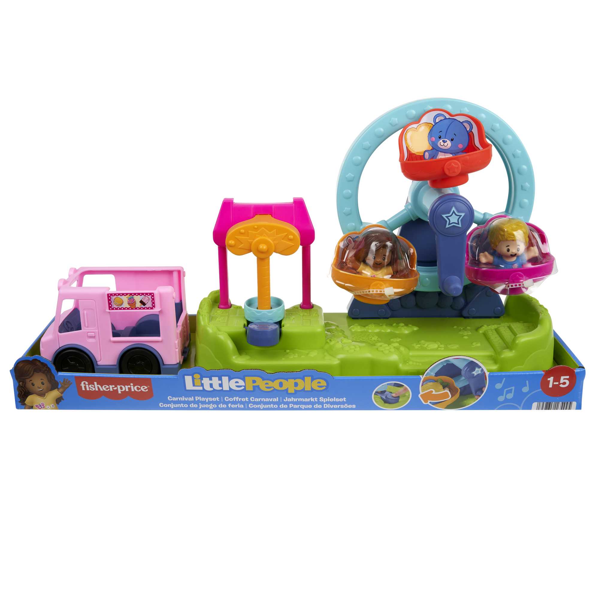 Fisher-Price Little People Carnival Playset With Ferris Wheel & Figures For Toddlers - Image 6
