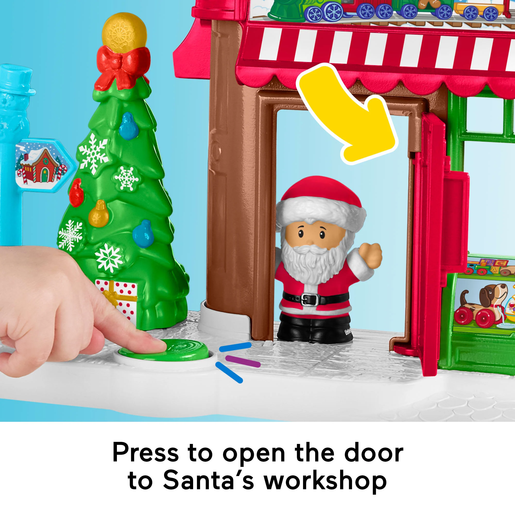 Fisher-Price Little People Christmas Wonderland Gift Set For Toddlers & Kids, 8 Pieces - Image 3