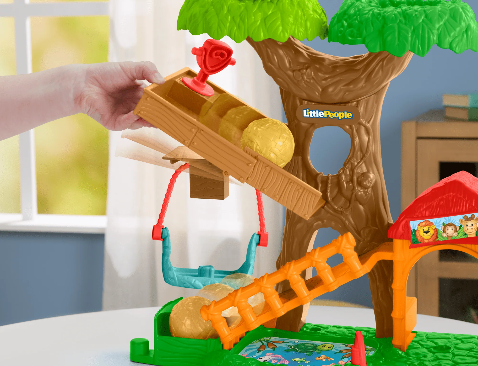 Fisher-Price® Little People® Coffret-Cadeau Le Train de La Jungle - Image 3