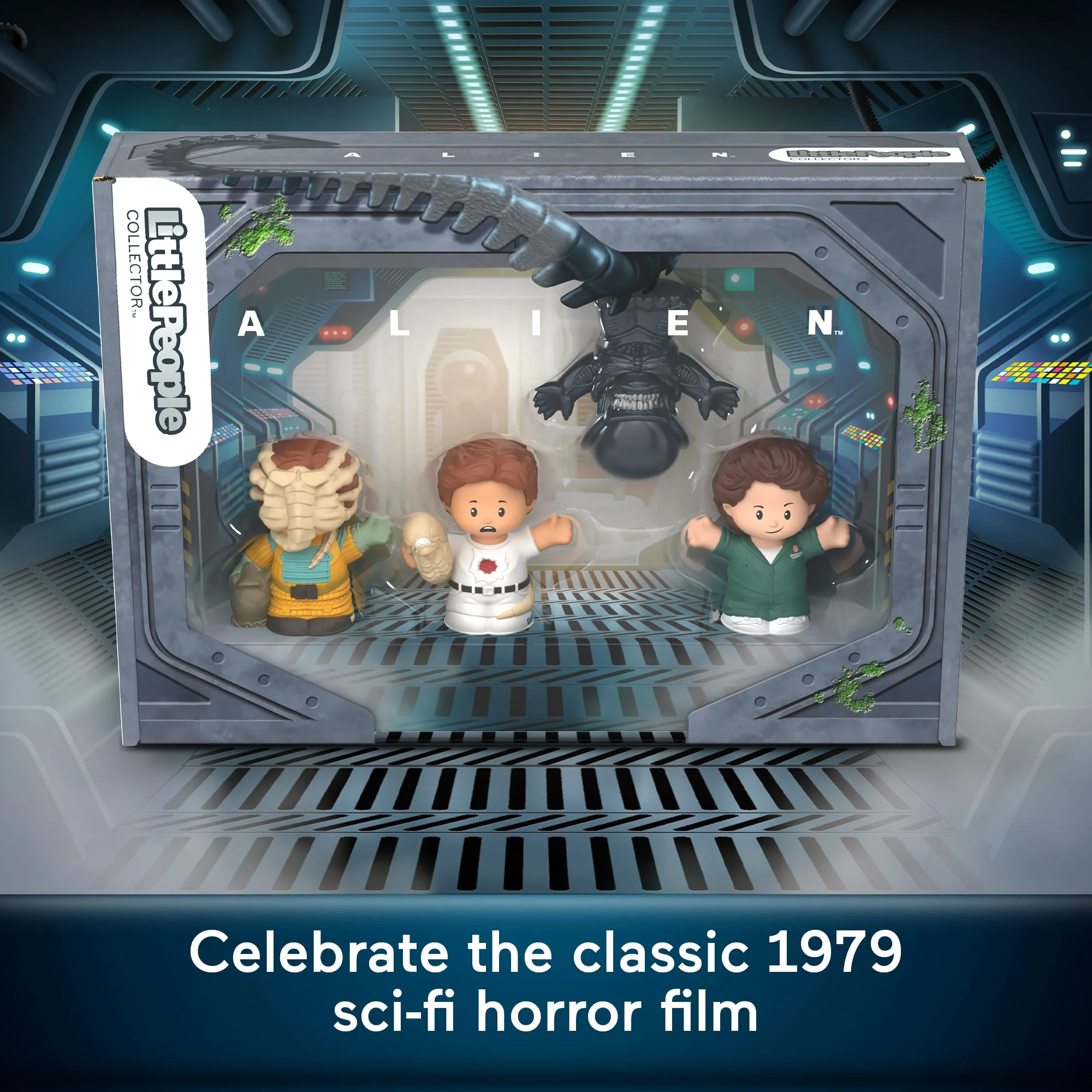 Little People Collector Alien Movie Special Edition Set For Sci-Fi Fans, 4 Figures - Image 3
