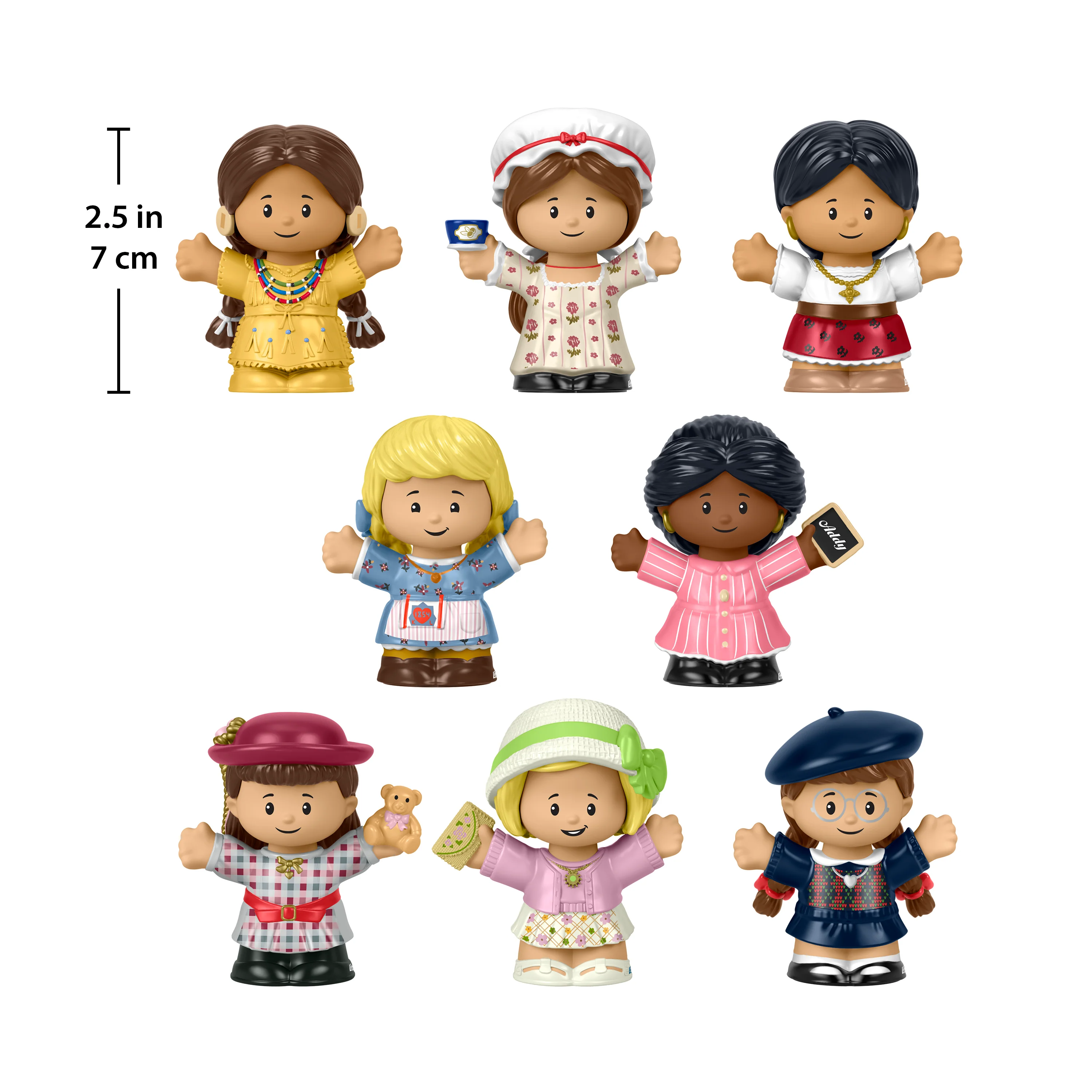 Little People Collector American Girl 40th Anniversary Special Edition Set For Fans, 8 Figures - Image 5