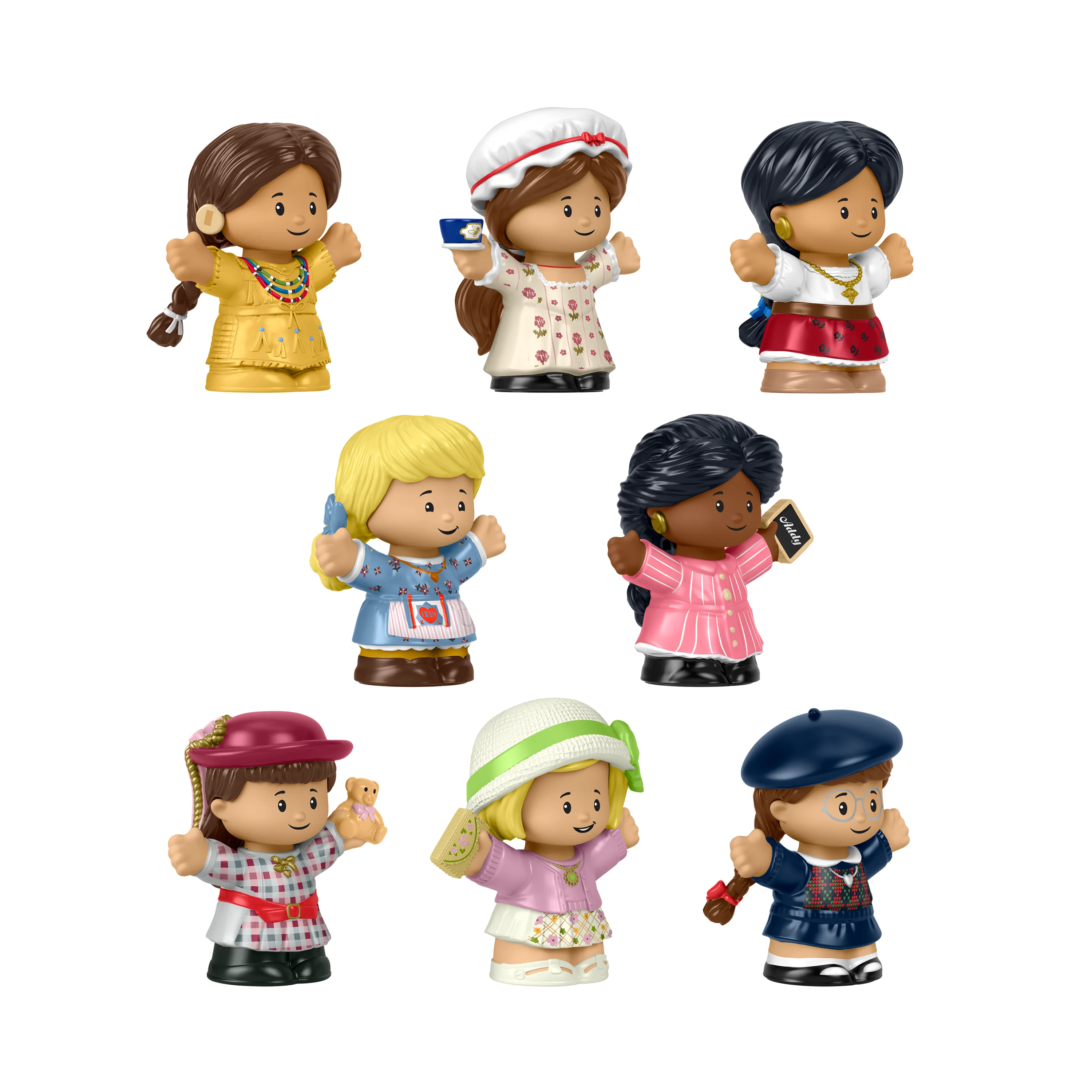 Little People Collector American Girl 40th Anniversary Special Edition Set For Fans, 8 Figures  - Image 2