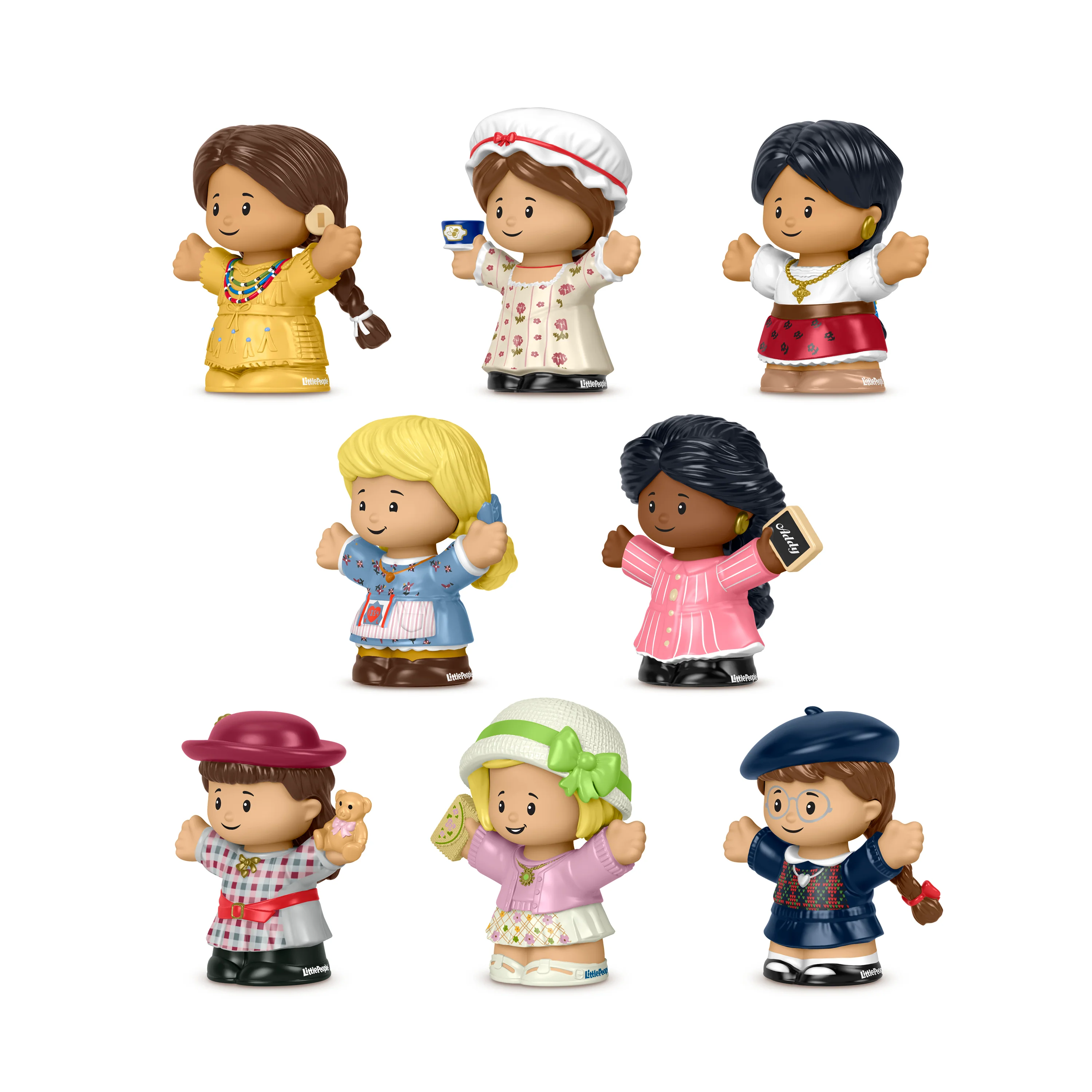 Little People Collector American Girl 40th Anniversary Special Edition Set For Fans, 8 Figures  - Image 3