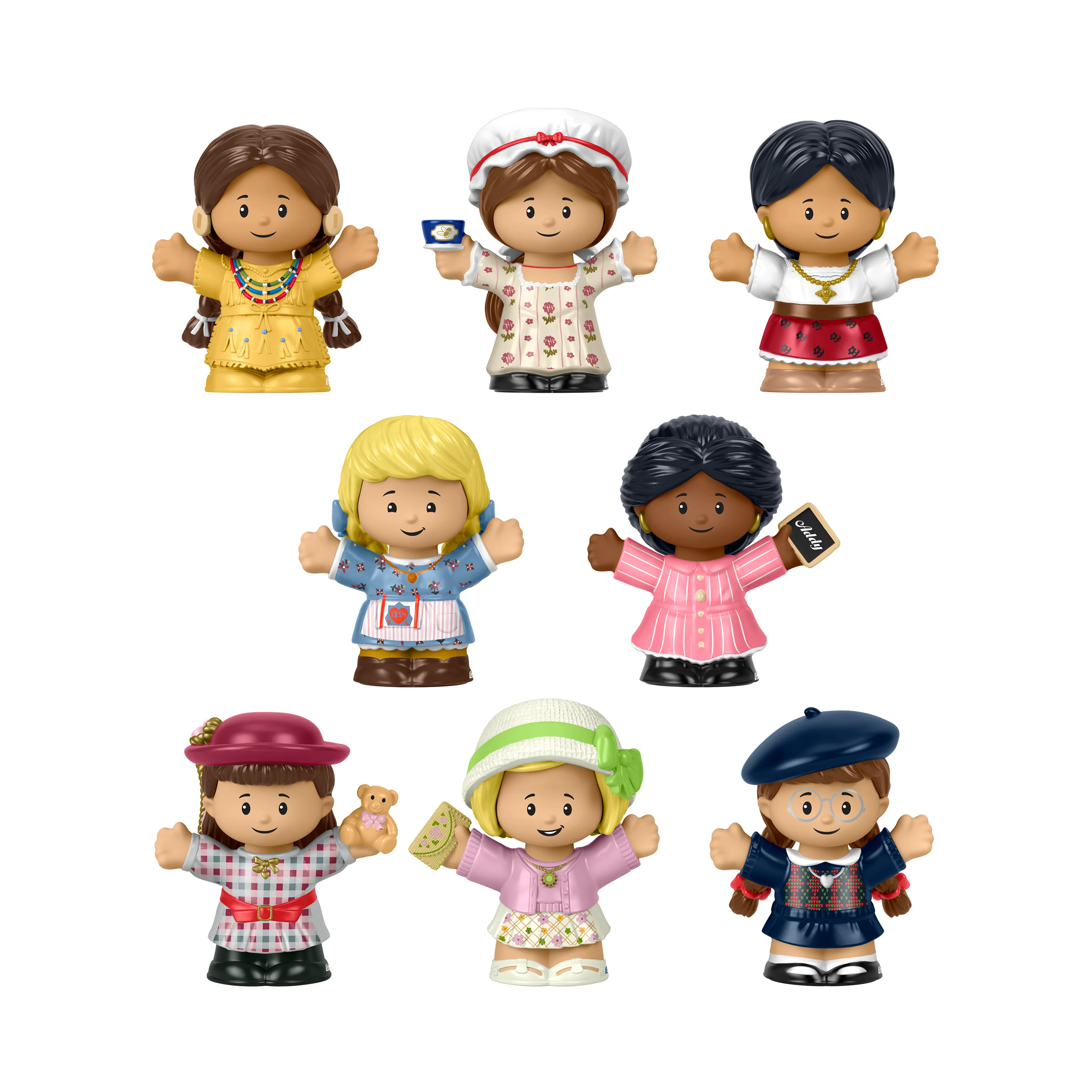 Little People Collector American Girl 40th Anniversary Special Edition Set For Fans, 8 Figures  - Image 5
