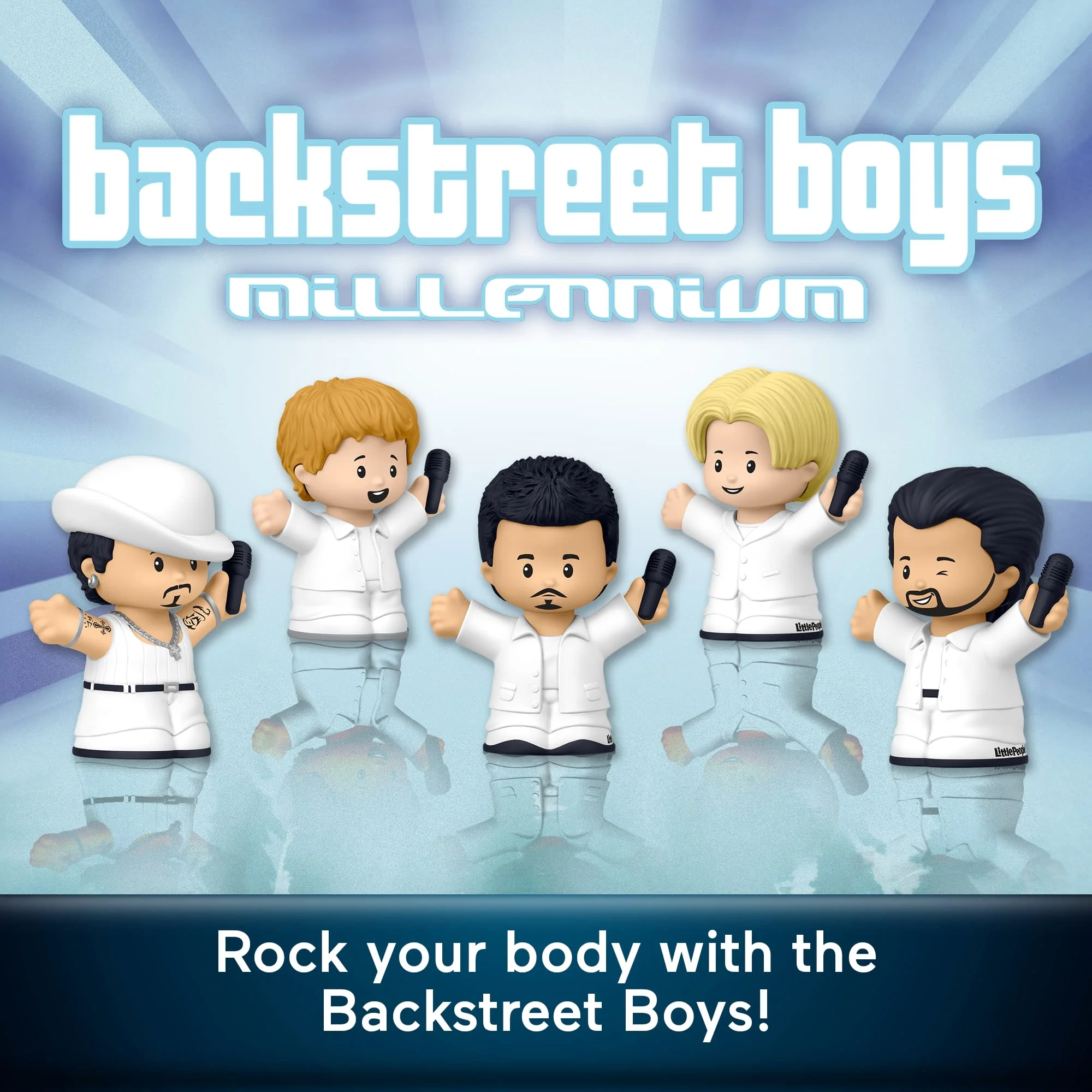 Little People Collector Backstreet Boys Special Edition Set For Music Fans, 5 Figures - Image 2