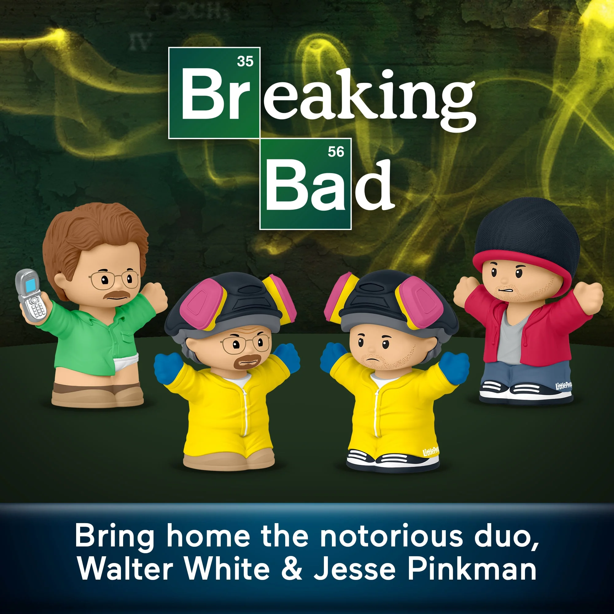 Little People Collector Breaking Bad TV Show Special Edition Set For Adults & Fans, 5 Figures - Image 2